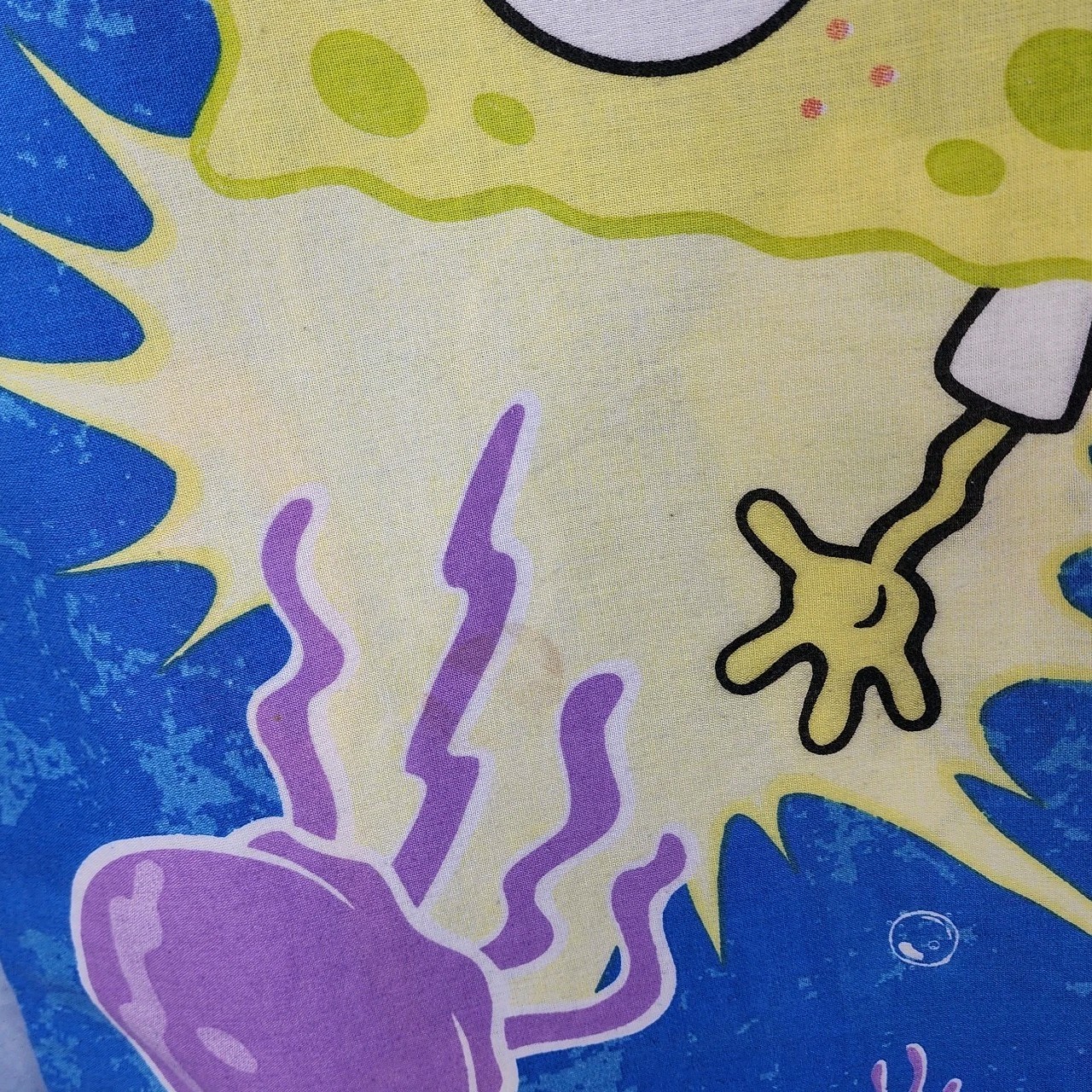 Y2K Nickelodeon Spongebob Squarepants Pillowcase 2001