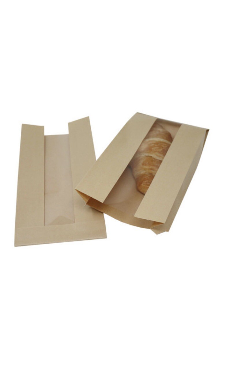 25 Pack Kraft bread bags 8.25 X 4 X 12.6 Inch | bread bag | Sourdough bread bag