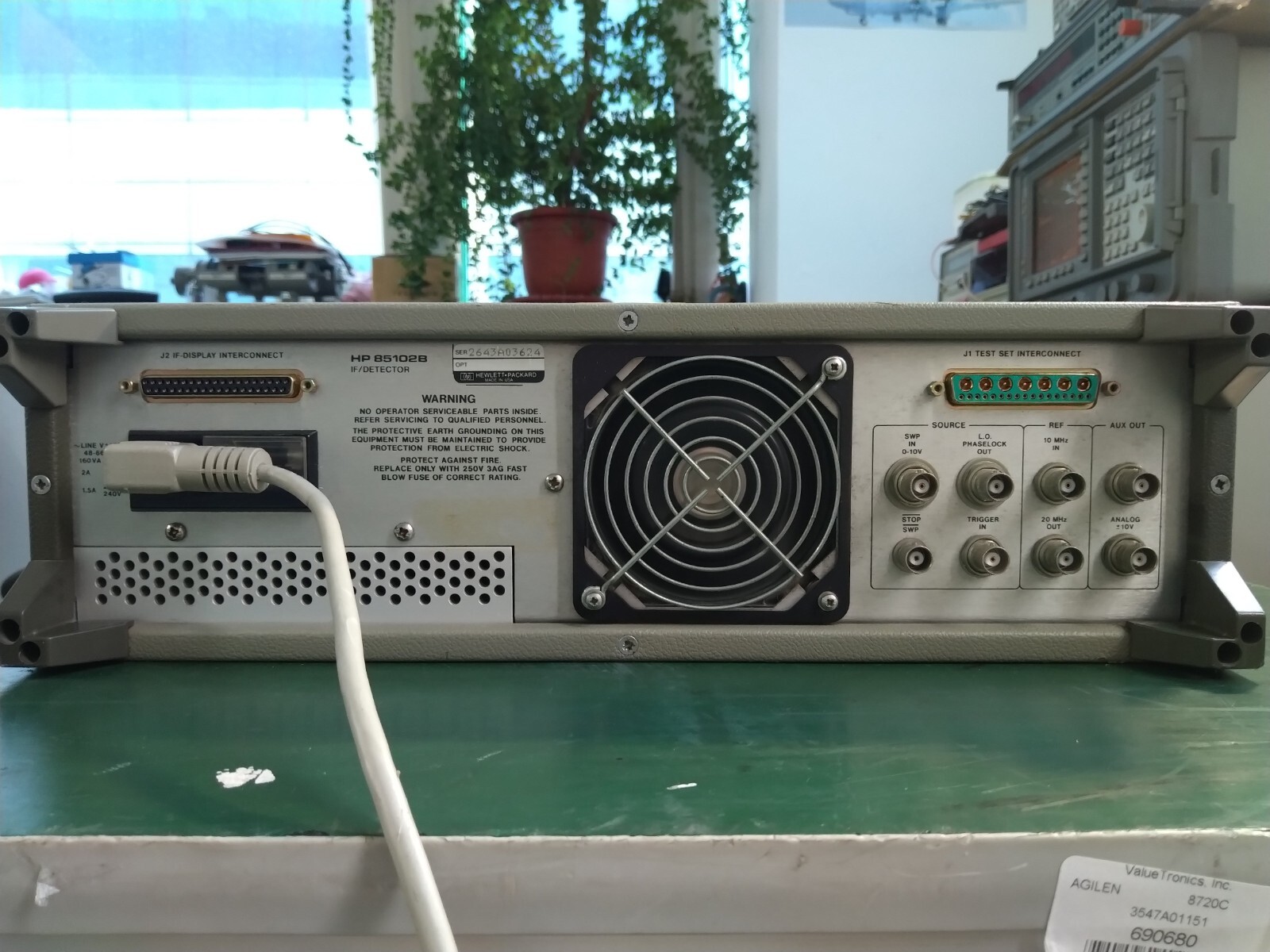 HP Agilent 8510B (85102B) Network Analyzer _3624