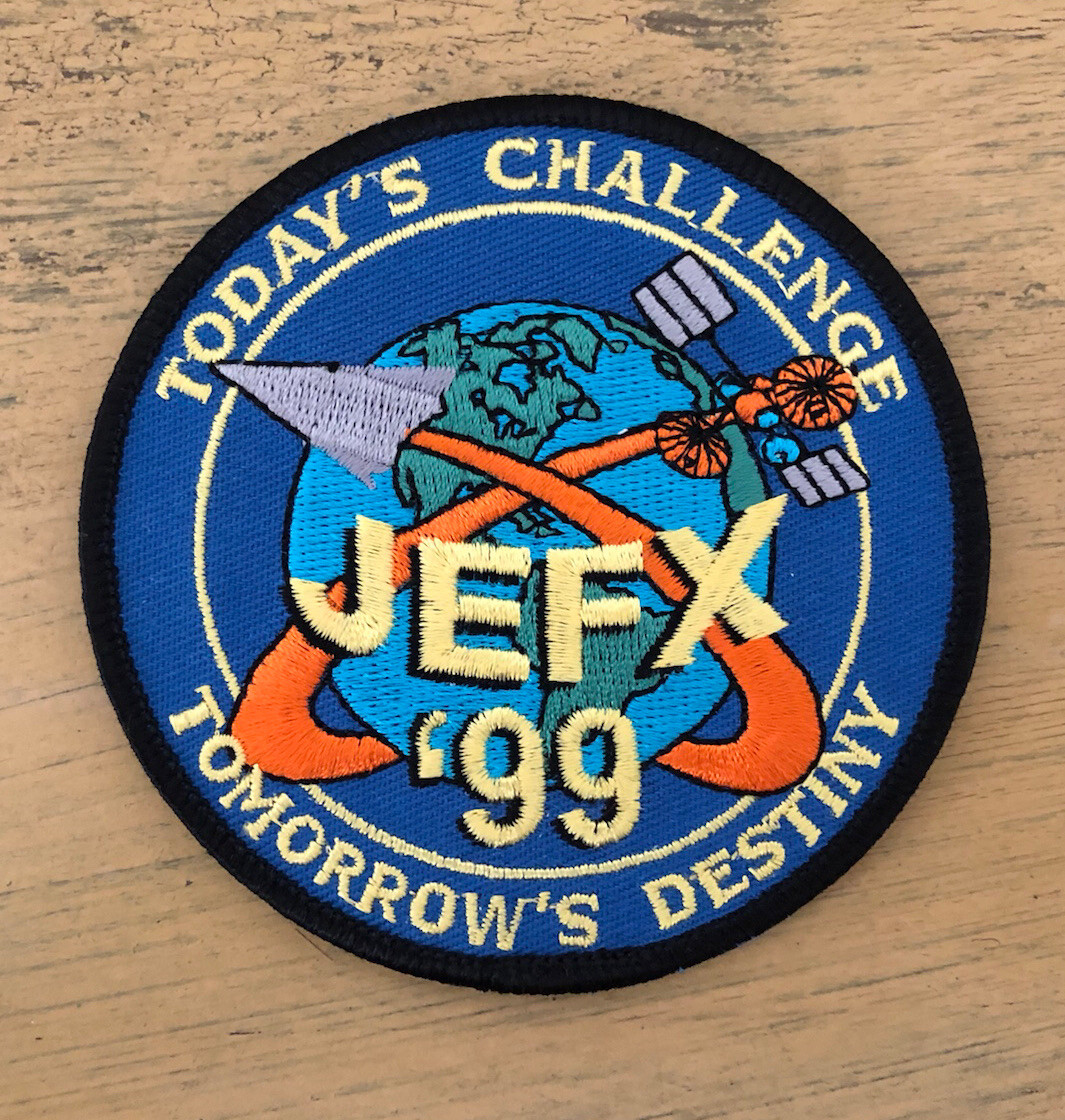 JEFX 99 Joint Expeditionary Force Experiments Patch Today Tomorrow