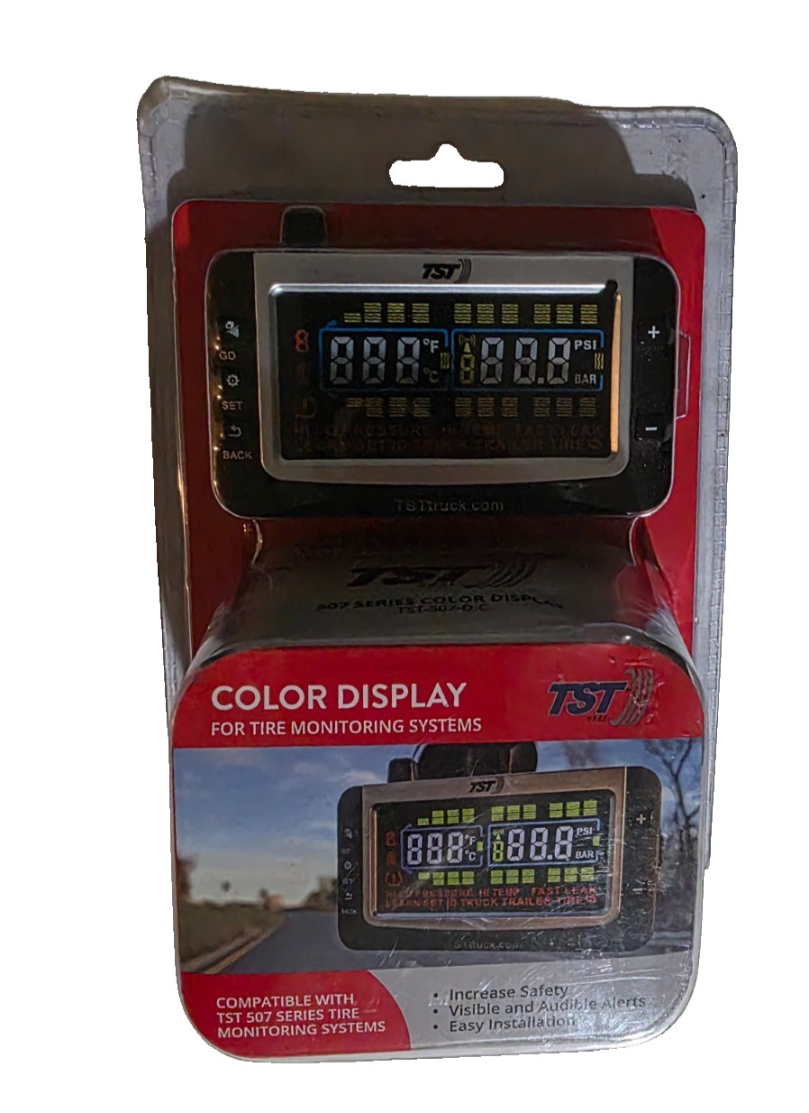 TST 507 RV Trailer Tire Pressure Monitoring System Color Display Monitor Kit