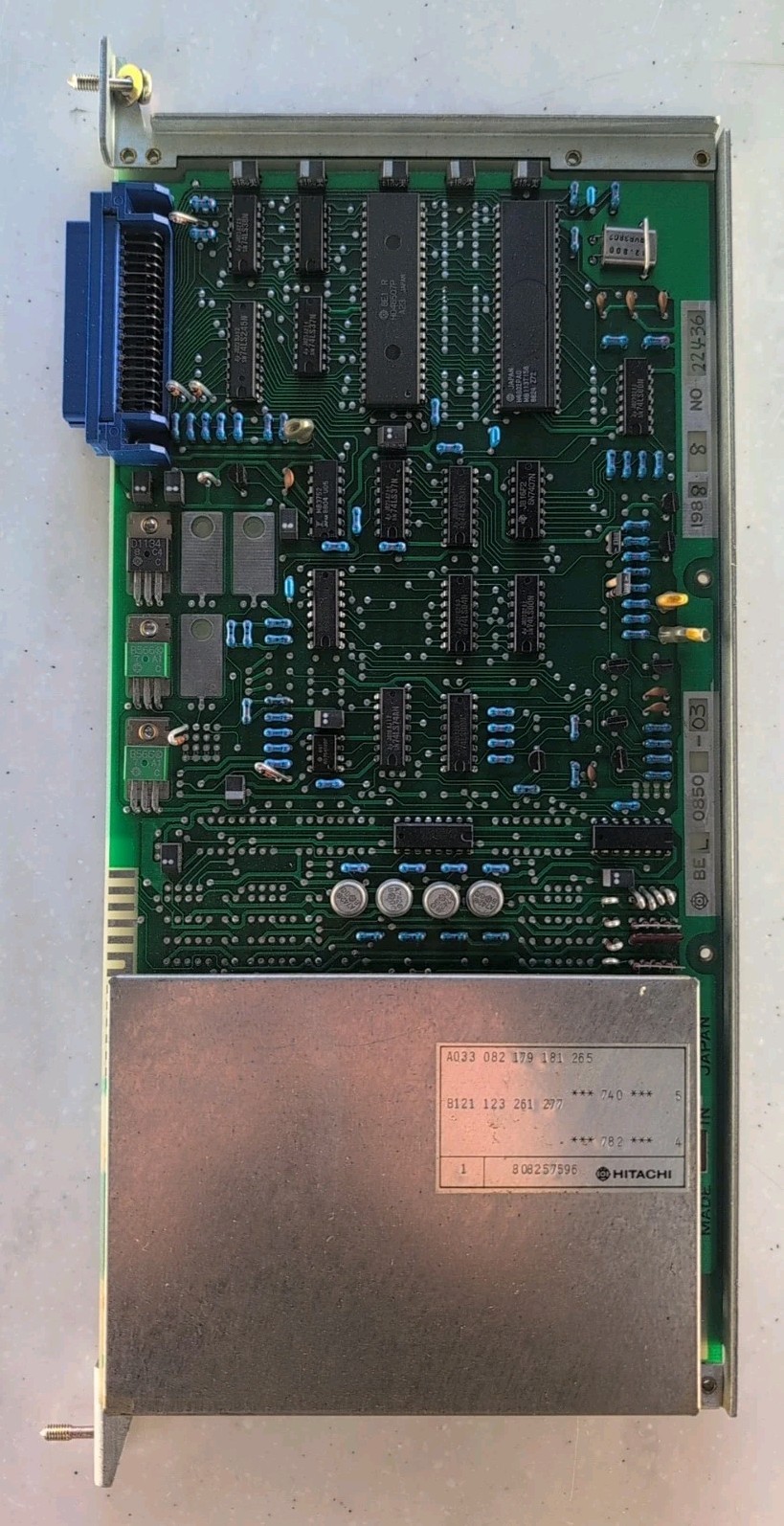 HITACHI BMU1M-1-A87L-0001-0084-07C PC MEMORY BOARD BEL-0850-03 NW$