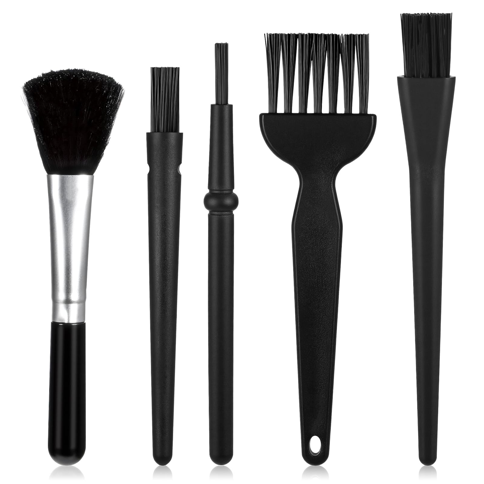 Mini Keyboard Brush, 5 Pcs PP Handle Nylon Anti-Static Keyboard Cleaning Brus...