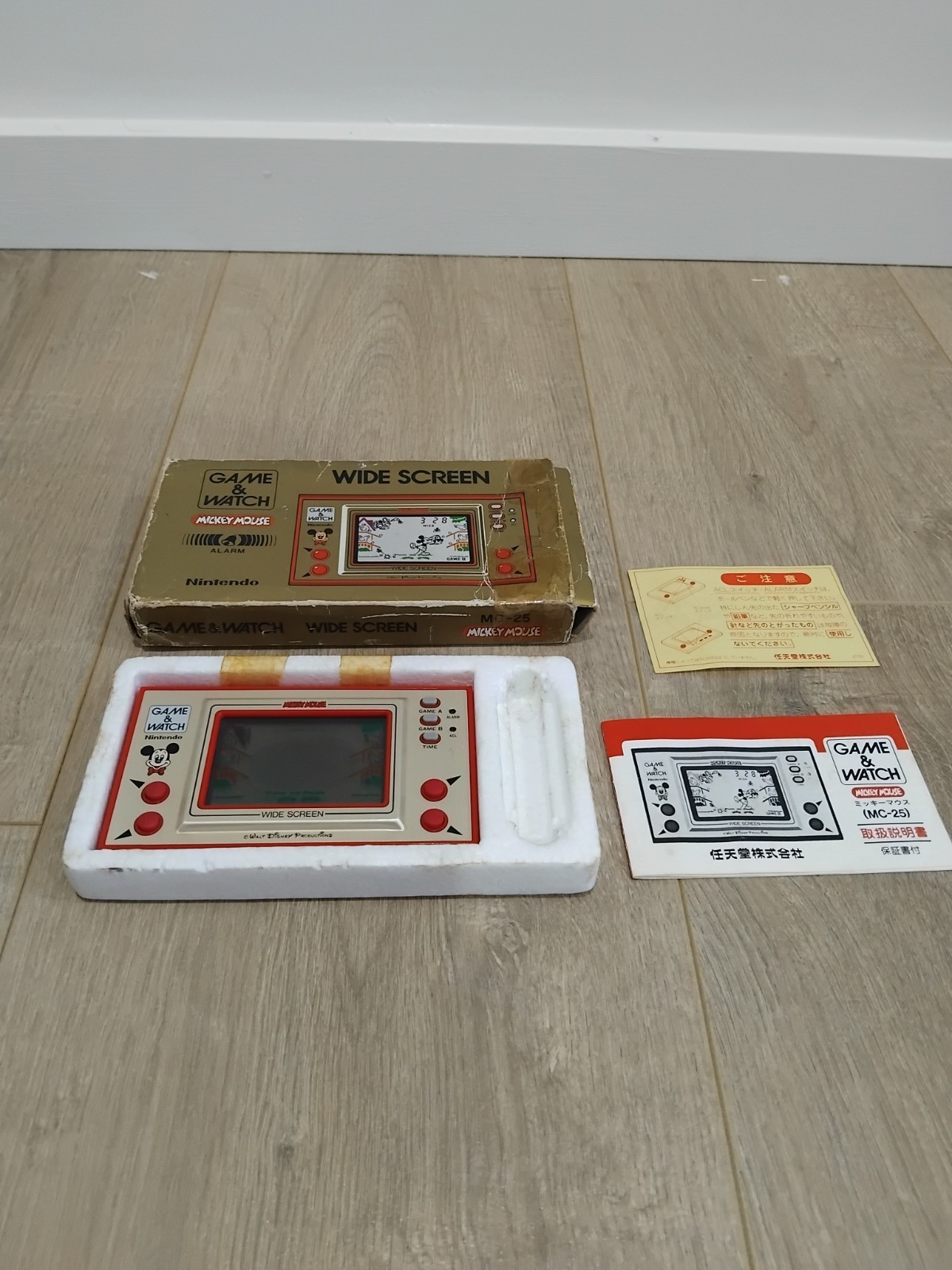 Vintage Nintendo Game And Watch Mickey Mouse Handheld Game