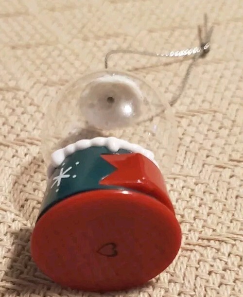 Mini Julia Snow Globe Ornament 2.5 Inches Tall