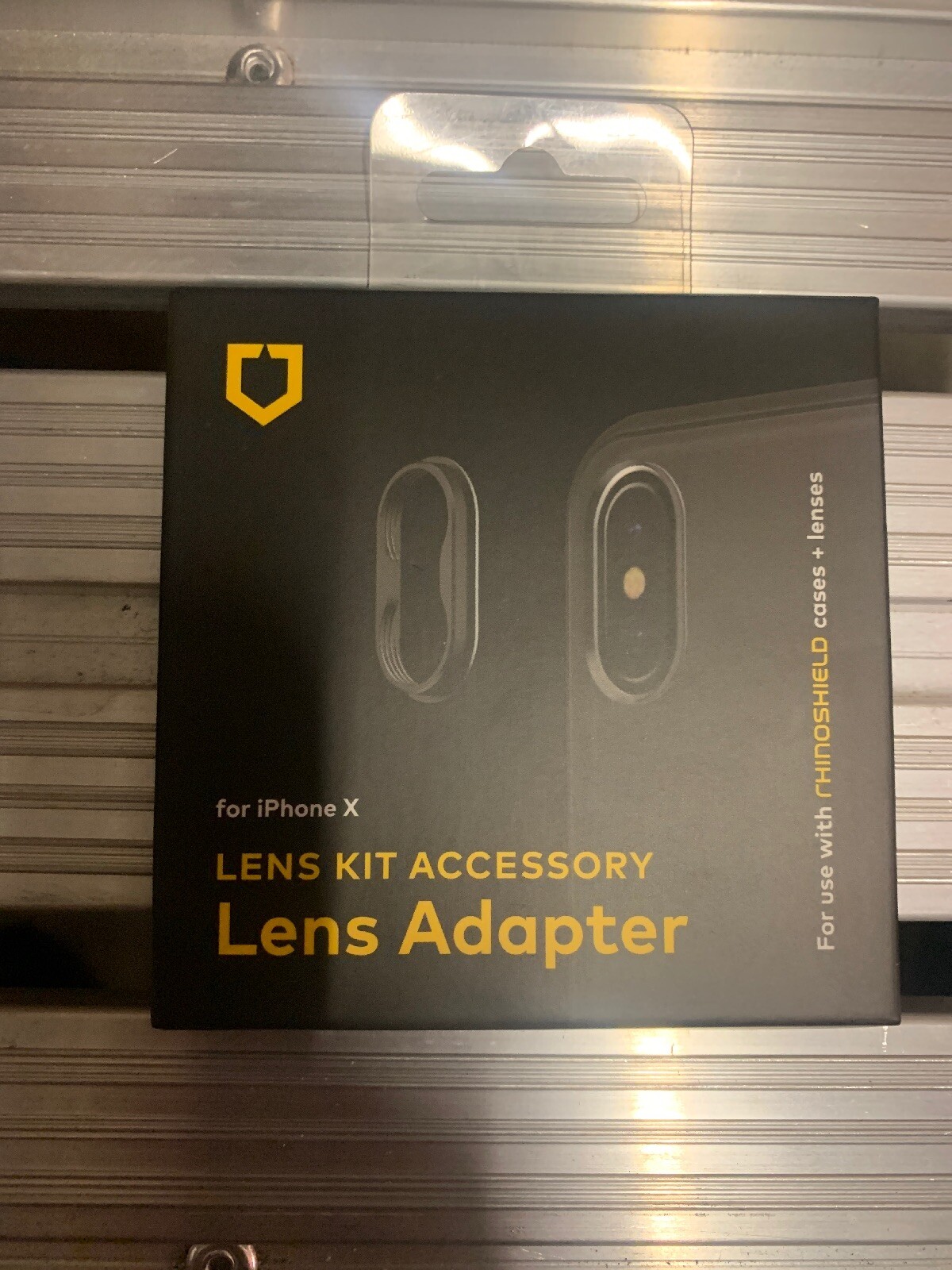 FOR iPhone x Windshield Lens Adapter use for Cases+lenses =