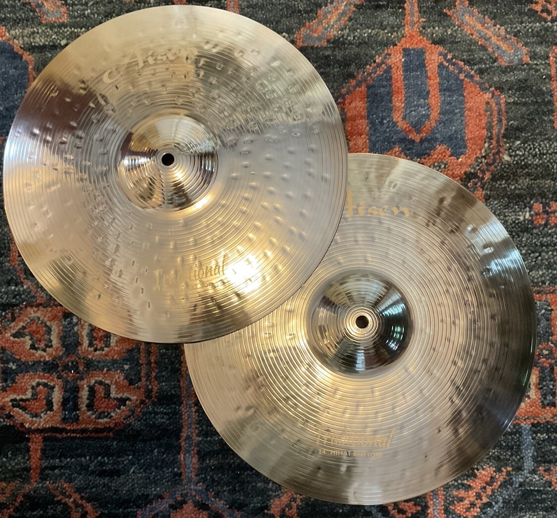 Aisen 14” Traditional Hi-Hat Cymbals - Brilliant