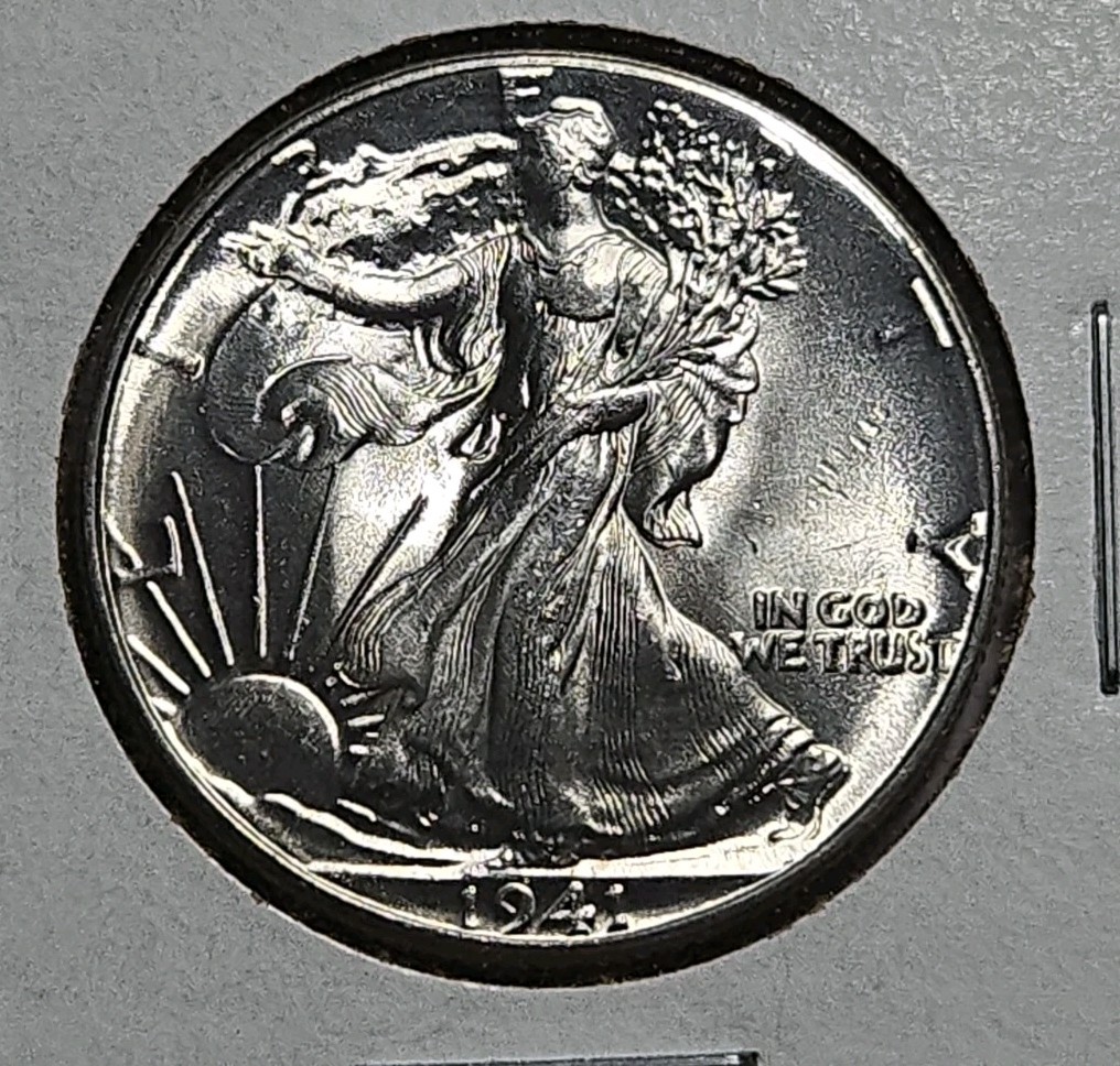 1941 Gem BU MS UNCIRCULATED Walking Liberty Silver Half Dollar MINT LUSTER!