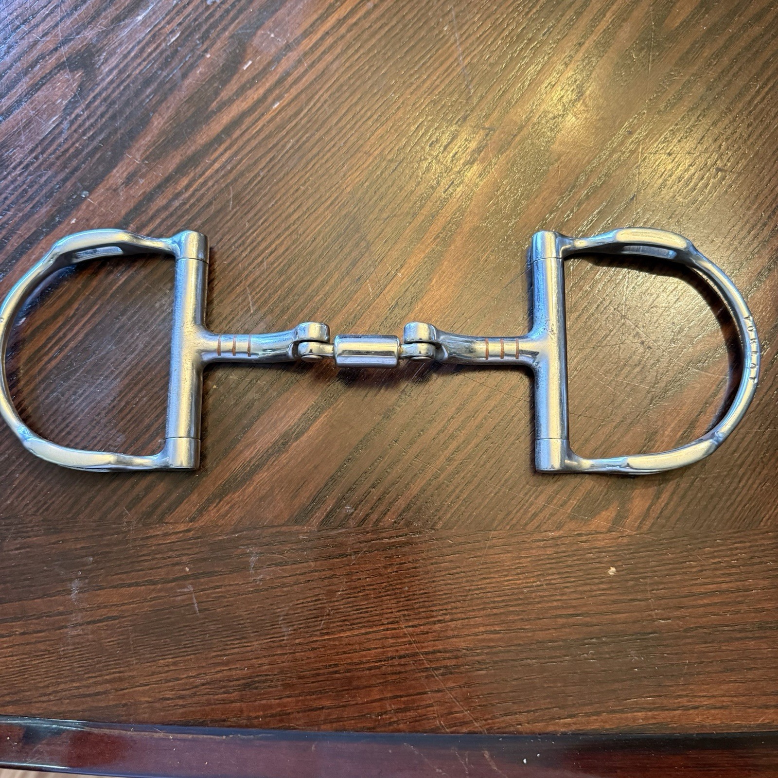 Myler English Dee Ring with Hooks Mullen Tripe Barrel 5-1/4"