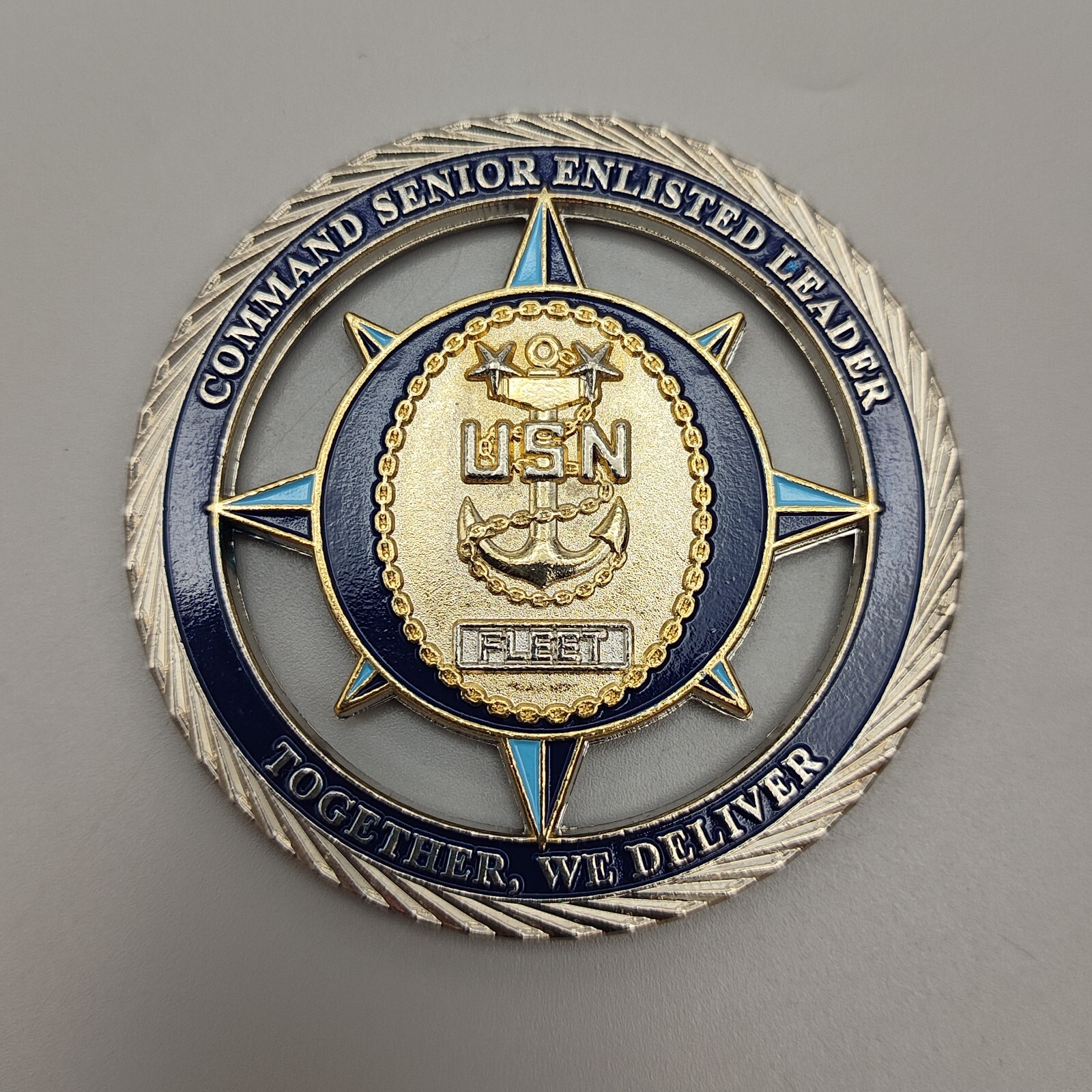 USN Transportation Command Challenge Coin