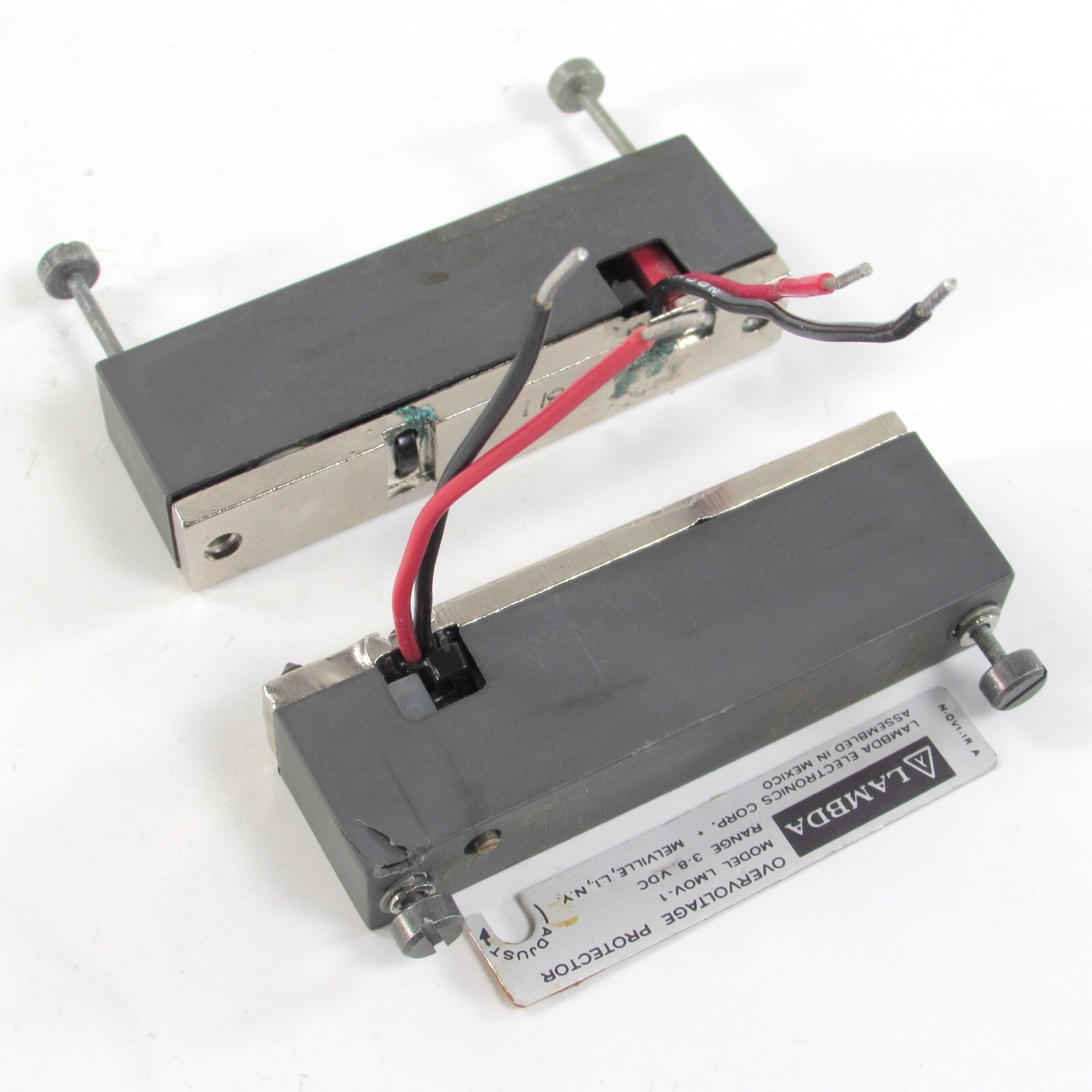 LOT of 2 Lambda LMOV-1 Overvoltage Protector for Power Supplies 3-8 VDC