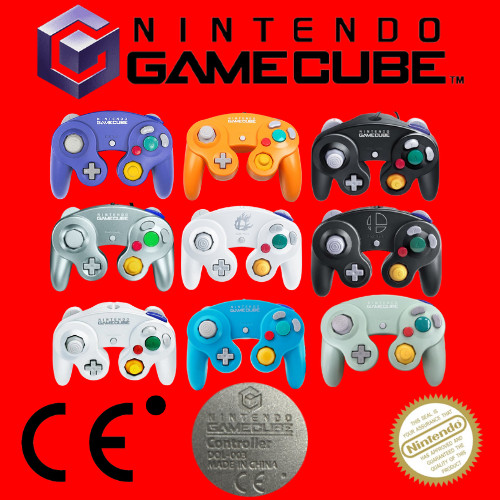 CE* Official Nintendo GameCube T3 Controller AUTHENTIC 👾 OEM Wii Remote DOL-003