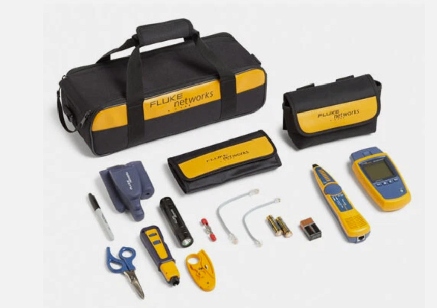 Fluke Networks MS2-TTK MicroScanner2 Network Cable Tester Kit RJ45 RJ11