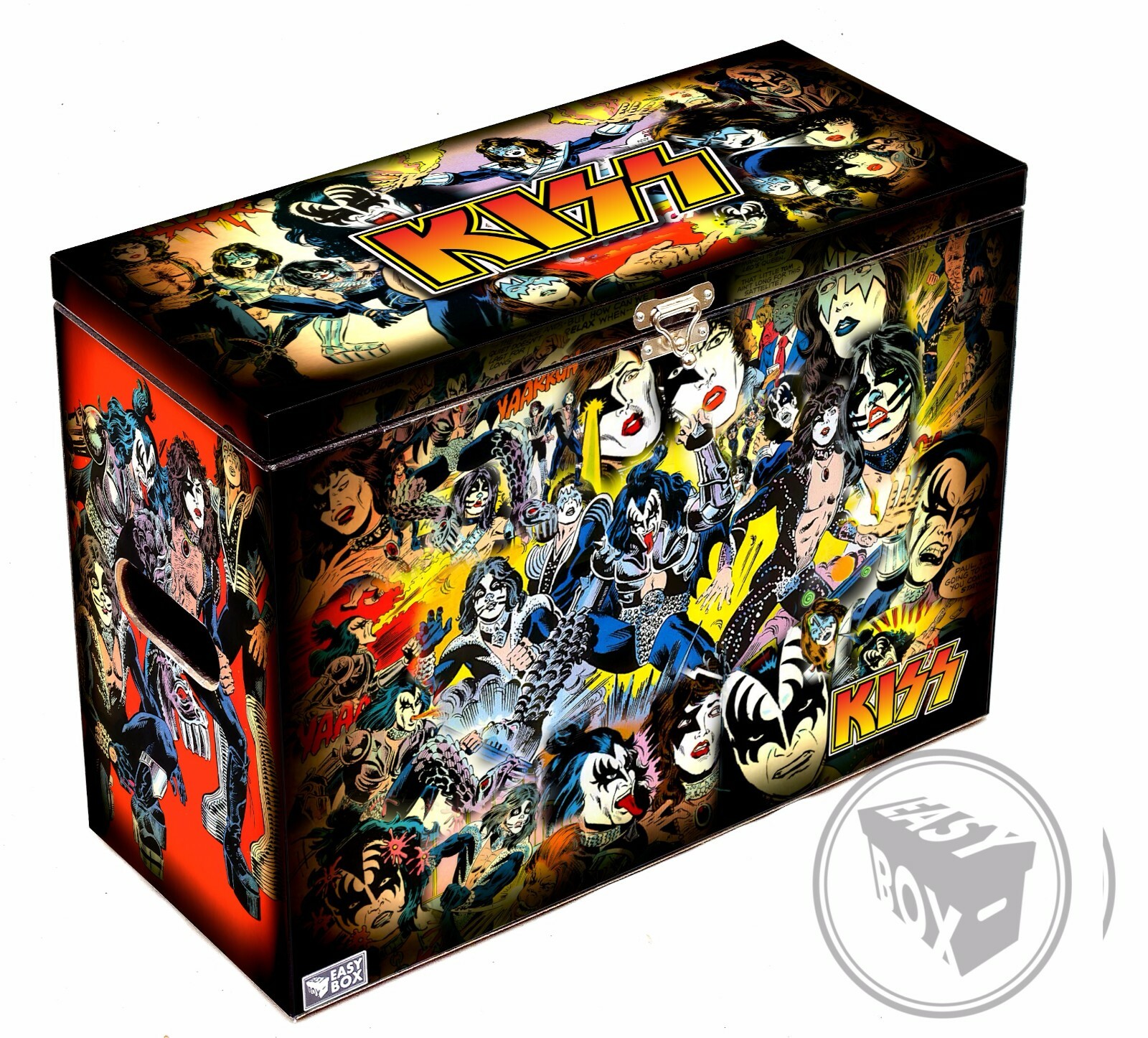Kiss (Marvel)  - Large Comic Book Hard Box Chest MDF