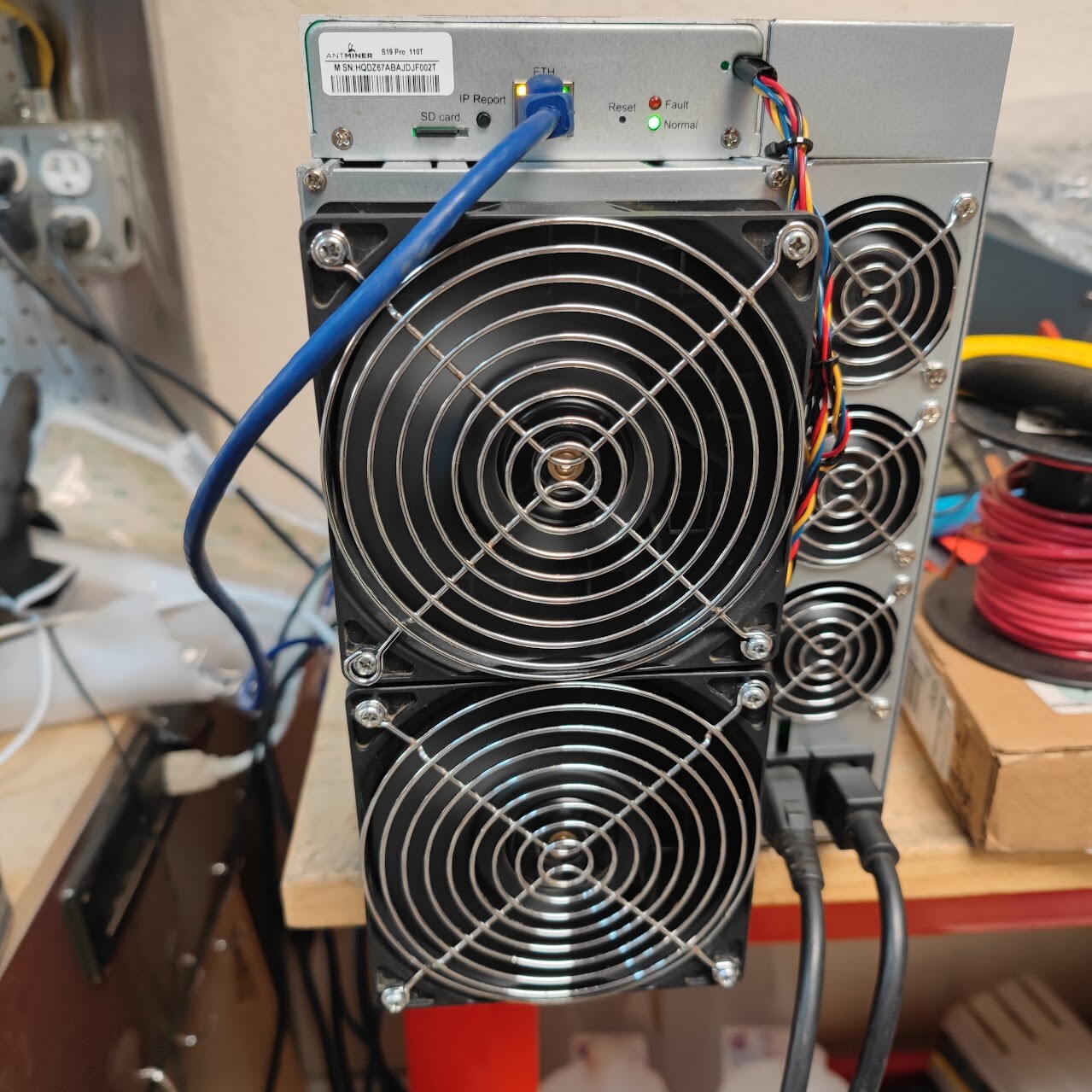Bitmain Antminer S19 Pro 110T 3250w Bitcoin Miner USED Full hash!