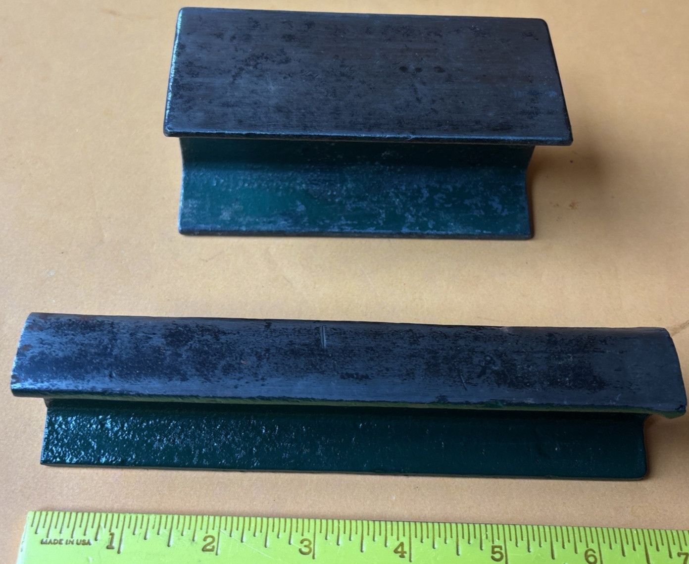 Vintage Portable Small Cast Iron Railroad Track Style Anvils Jewelry Making OOAK