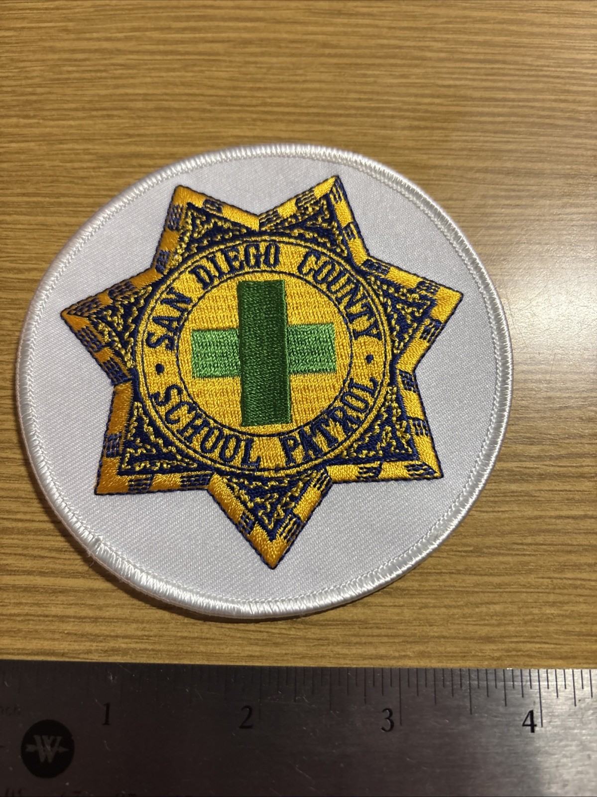 San Diego County School Patrol Police Patch Historical Memoribilia