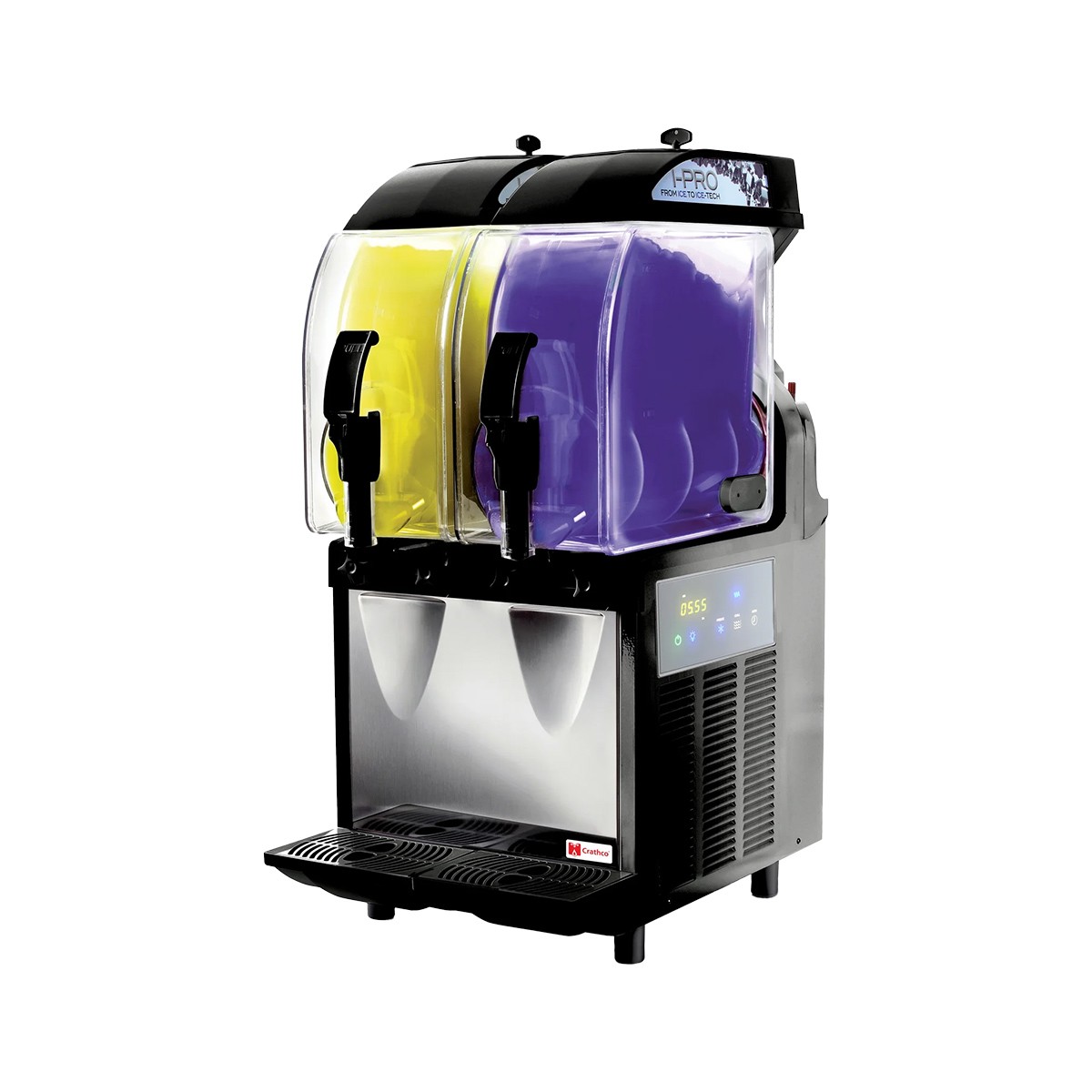 Crathco® I-Pro 2E Frozen Granita Dispenser, Double 2.9 GallonBowl
