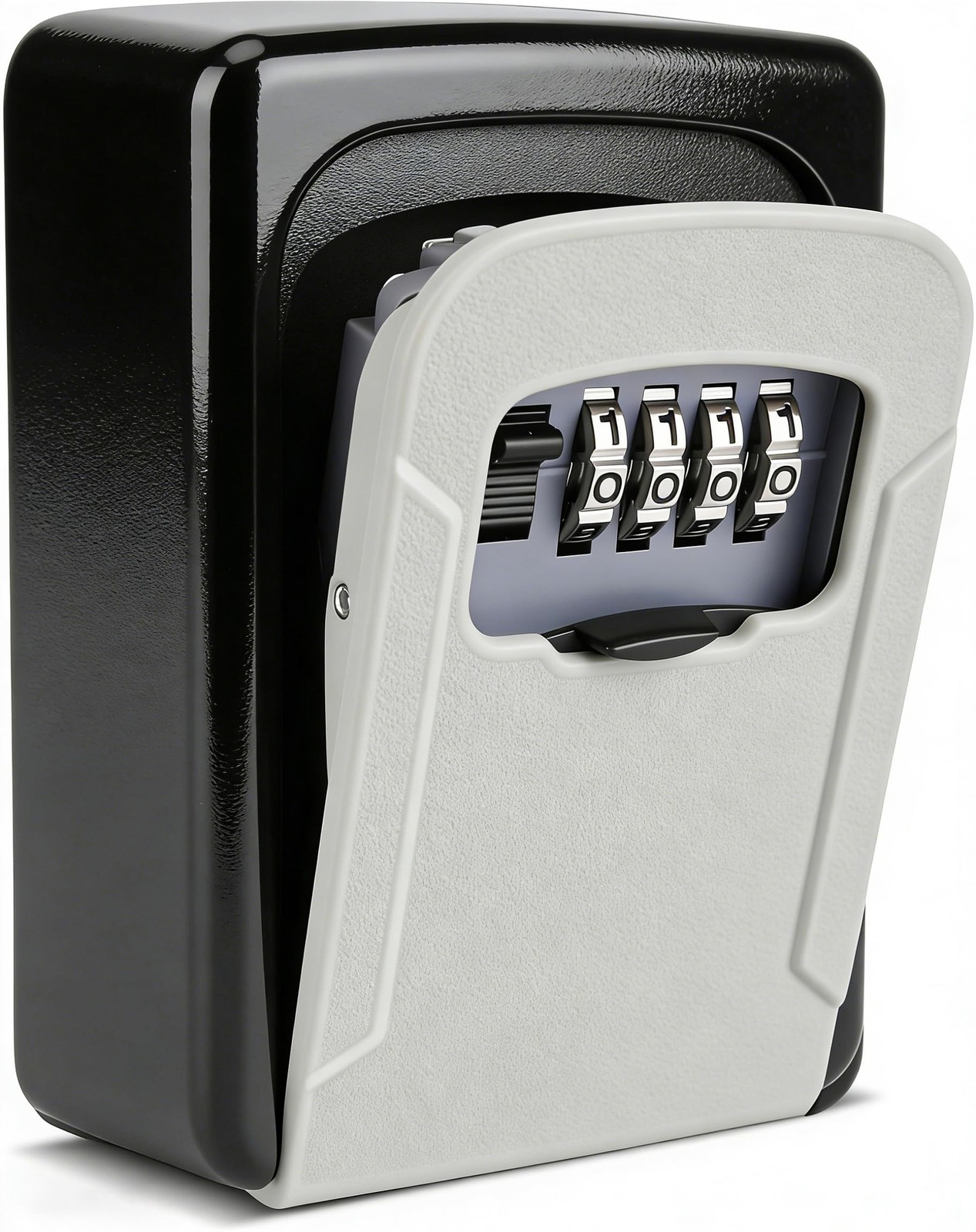 AMMIY Key Lock Box,Combination Lockbox 1.6 x 4.7 x inches, Grey