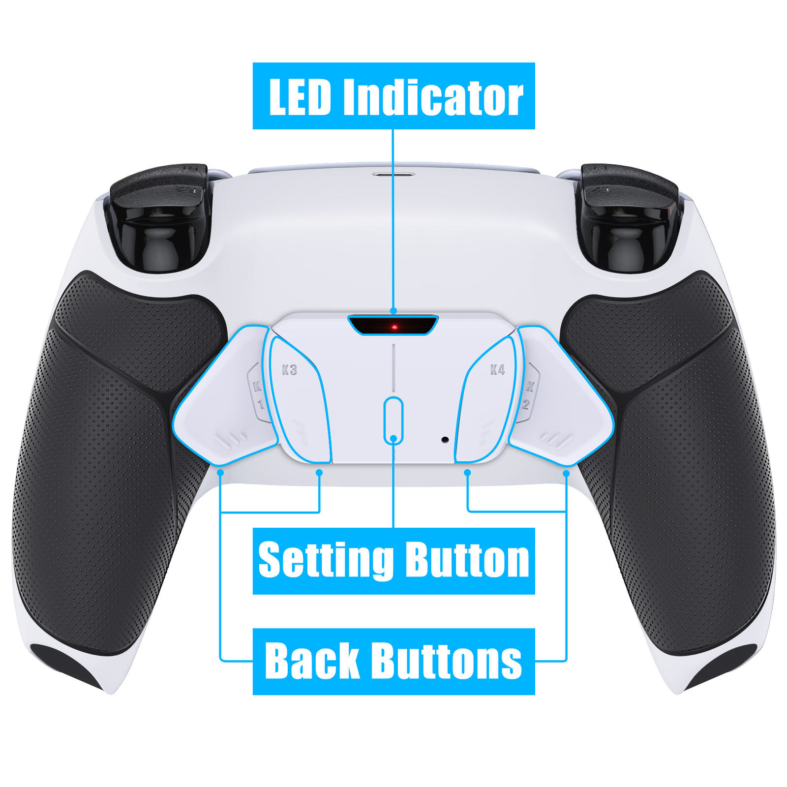 Programable RISE4 V3 Remap Kit 4 Back Buttons for PS5 Controller BDM-030/040/050