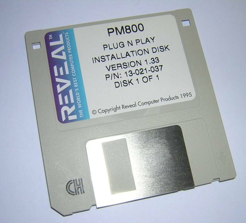 Reveal PM800 ISA PnP Modem Driver Install Software Floppy Diskette Windows 95
