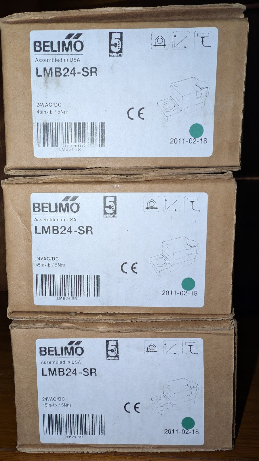 NEW BELIMO LMB24-SR DAMPER / ACTUATOR LMB24SR