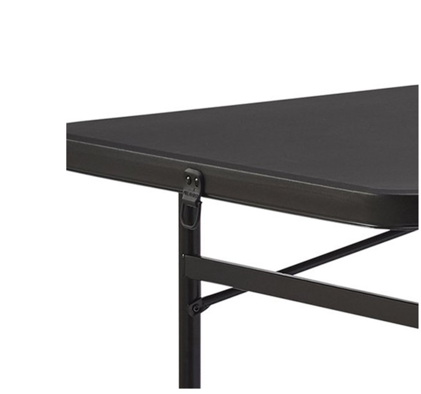 Mainstays 6' Rectangle Centerfold Folding Table, Black