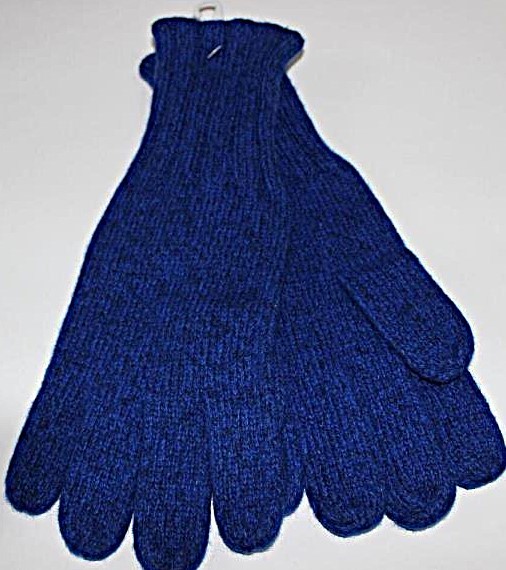 NEW Wigwam Ragg Gloves Men's Sizes 85% Wool w Nylon Color Blue