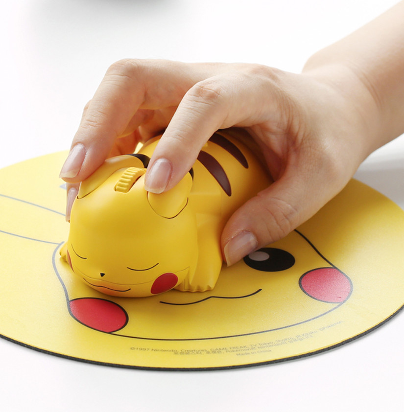 Pokemon Pikachu Wireless Mouse 1200 DPI Bluetooth 5.2 Dual Mode Office NEW