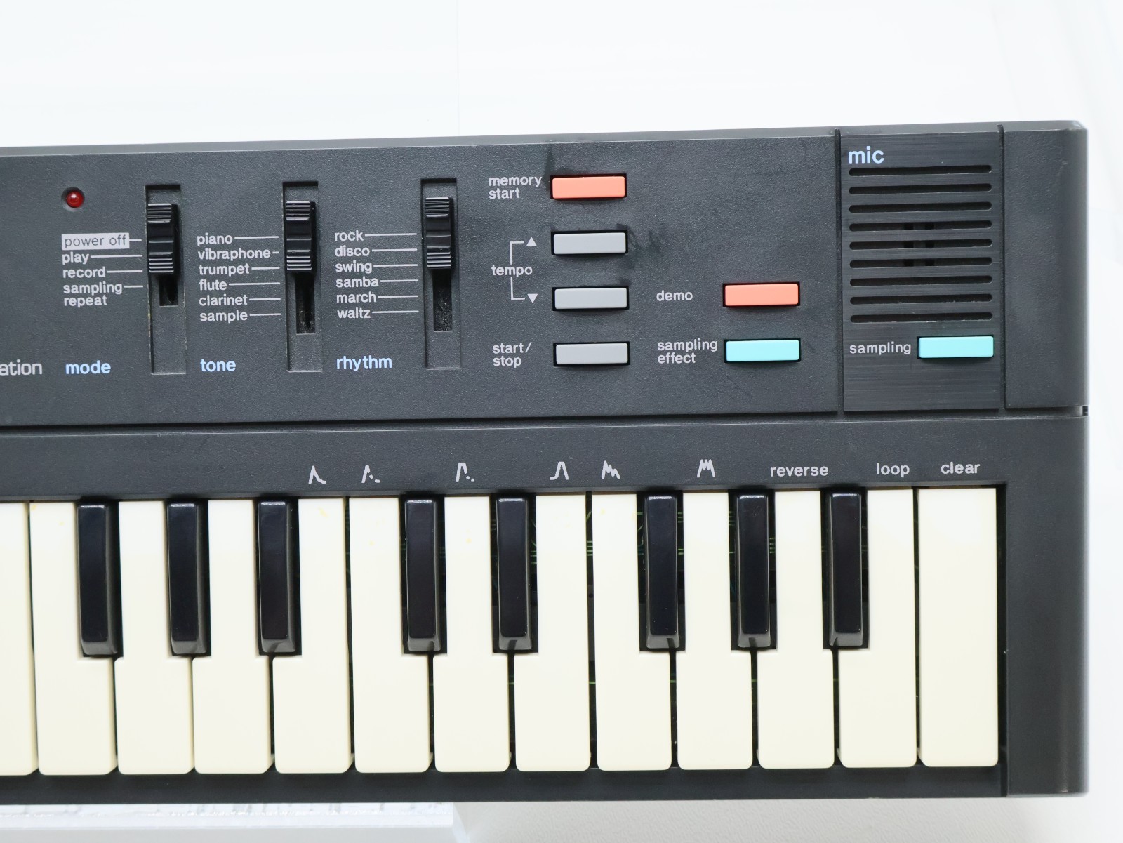 RARE Casio SK-10 Sampling Keyboard 32 Mini-Keys W/Case & Manual - Tested, CLEAN!