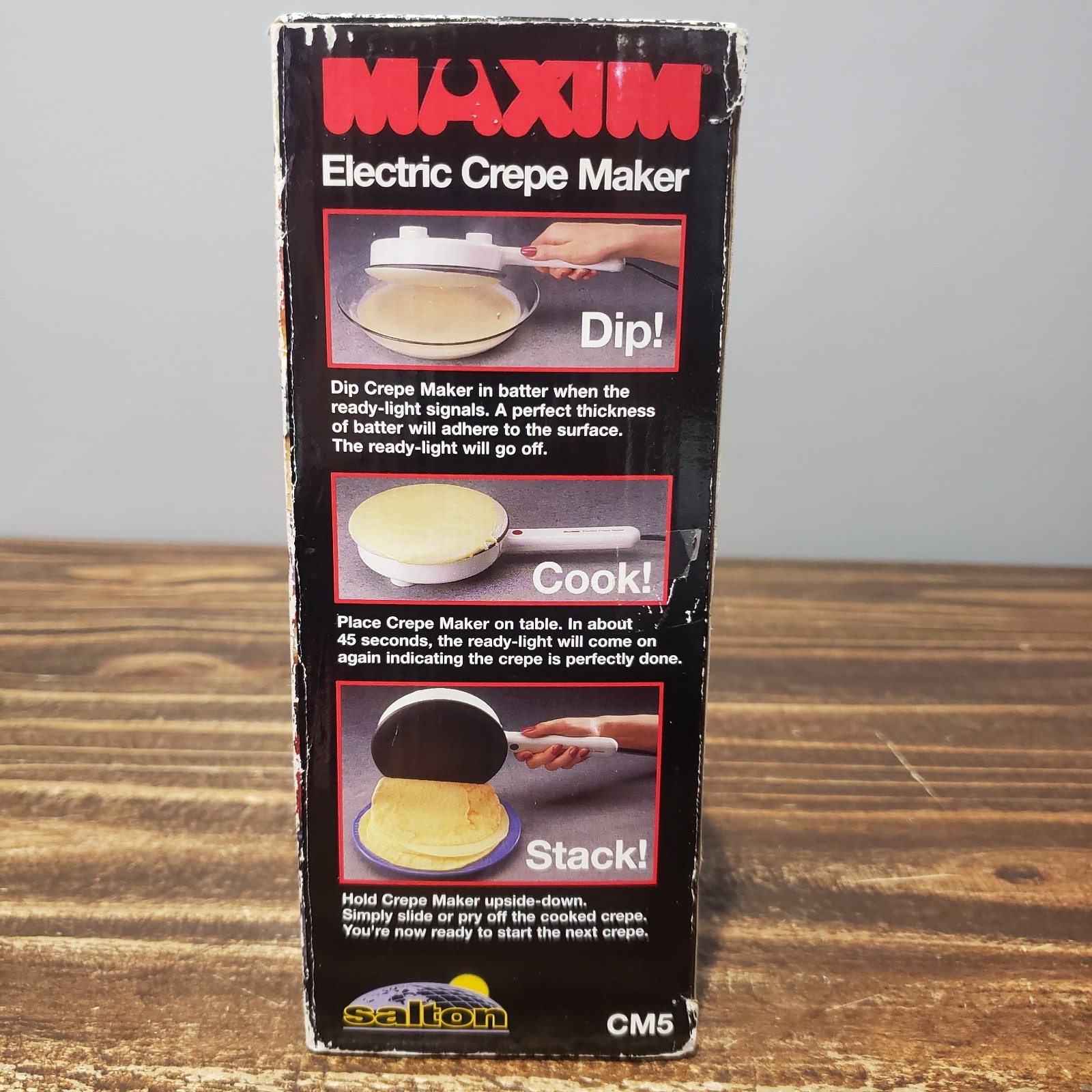 Maxim Electric Crepe Maker New Open Box