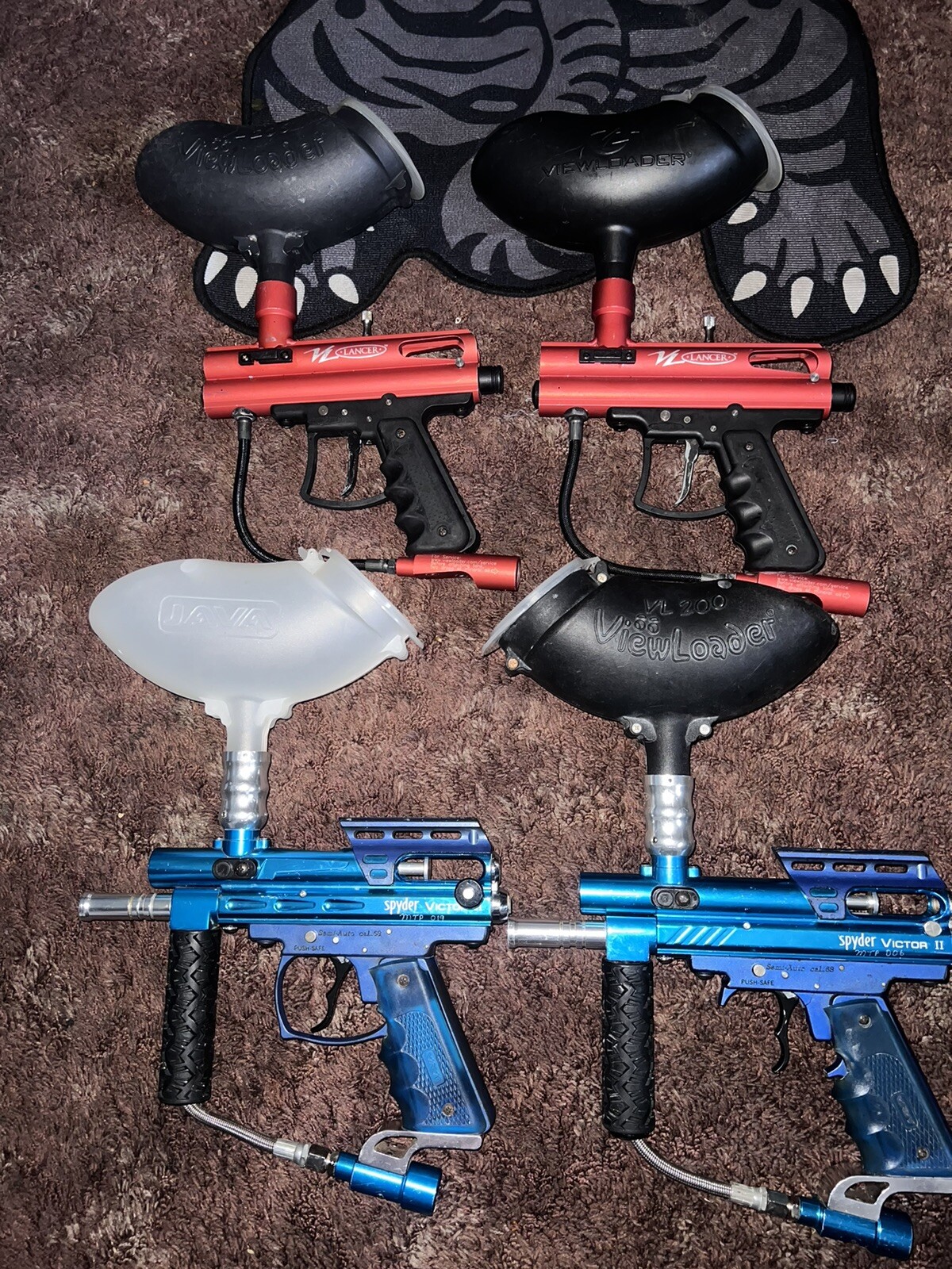 paintball gun used