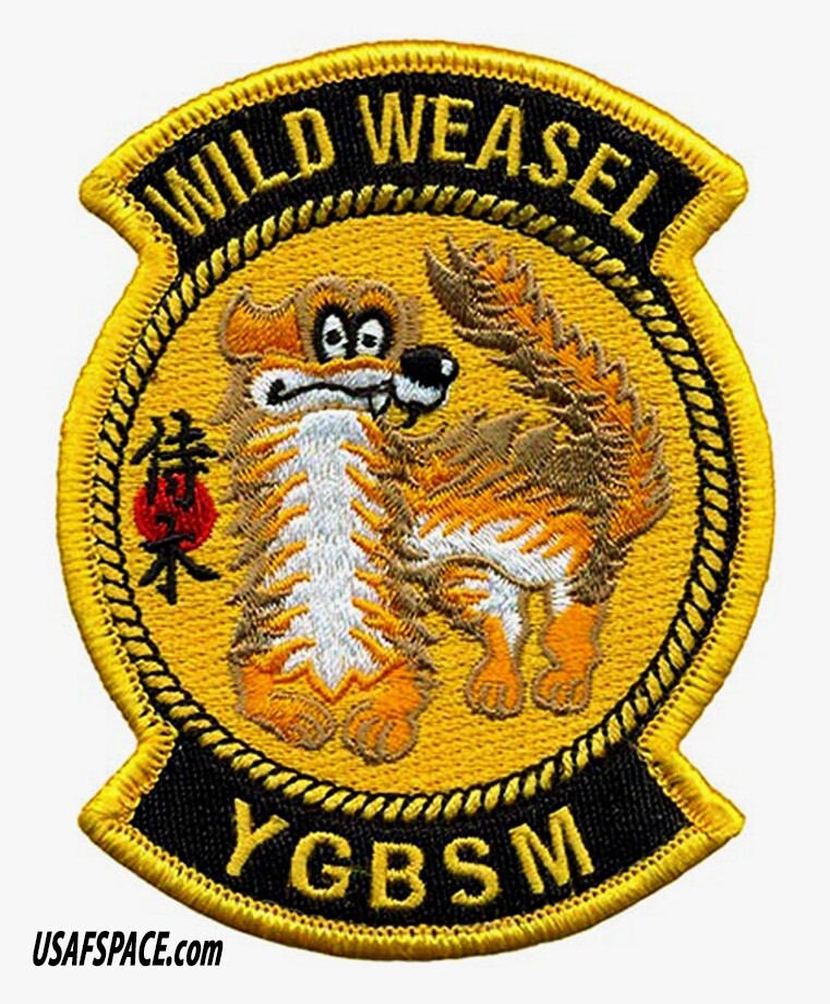 USAF 14TH FIGHTER SQ -14 FS- F-16 WILD WEASEL -YGBSM-Misawa AB, Japan- VEL PATCH