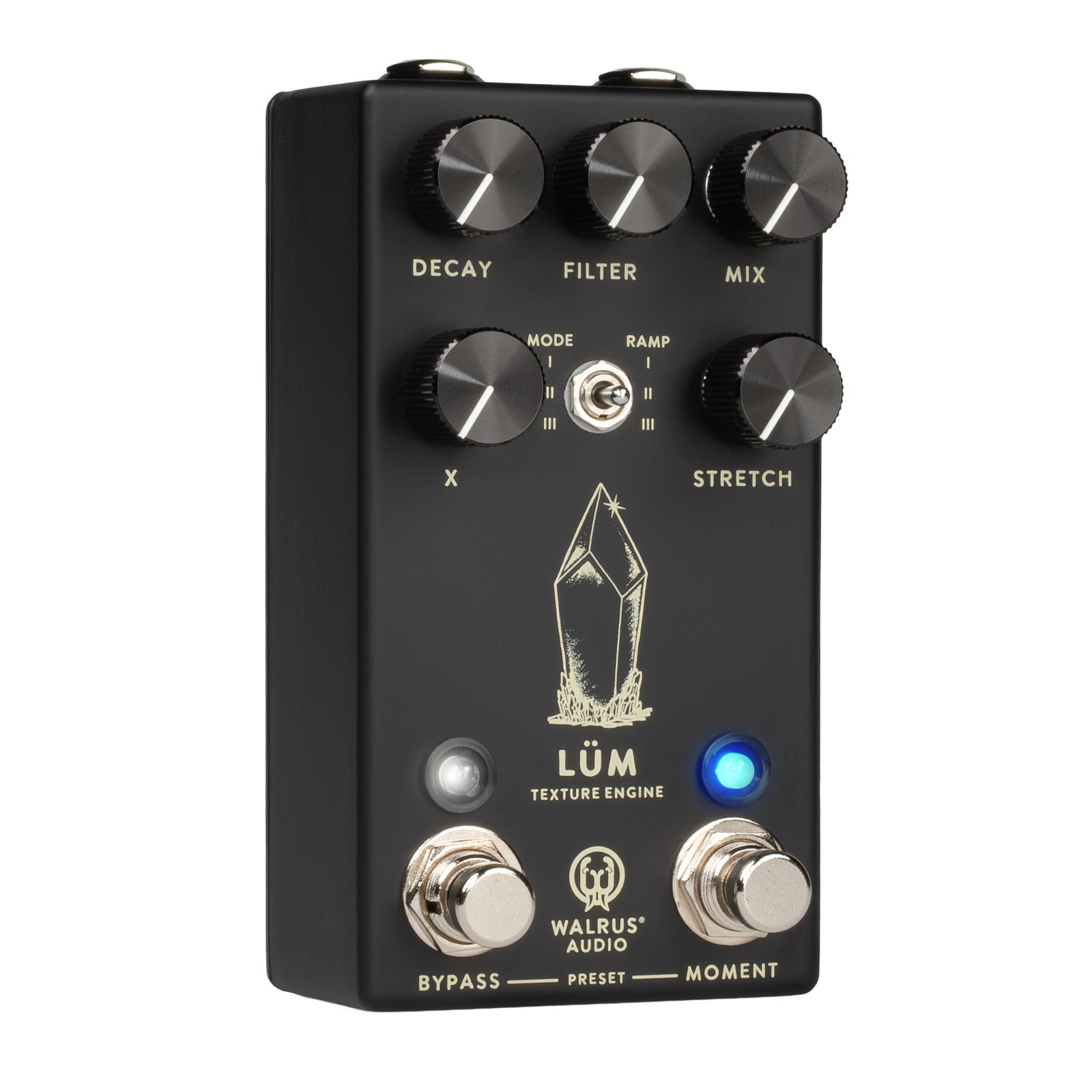 Walrus Audio Lum Texture Engine Granular Reverb, Black