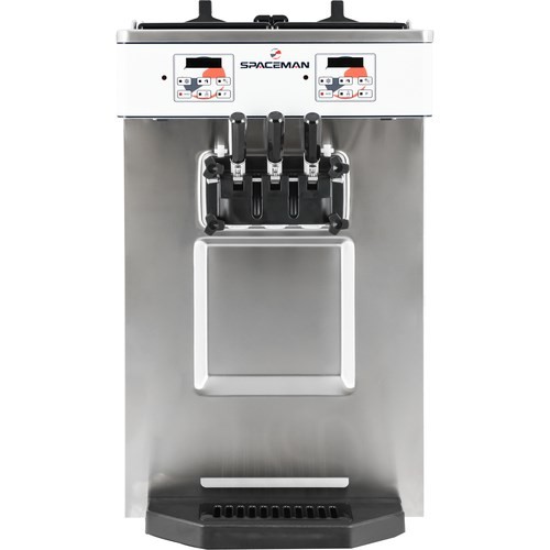Spaceman 6235AC 2 Flavor Soft Serve Machine 8.5 Qt Hoppers Air Pump
