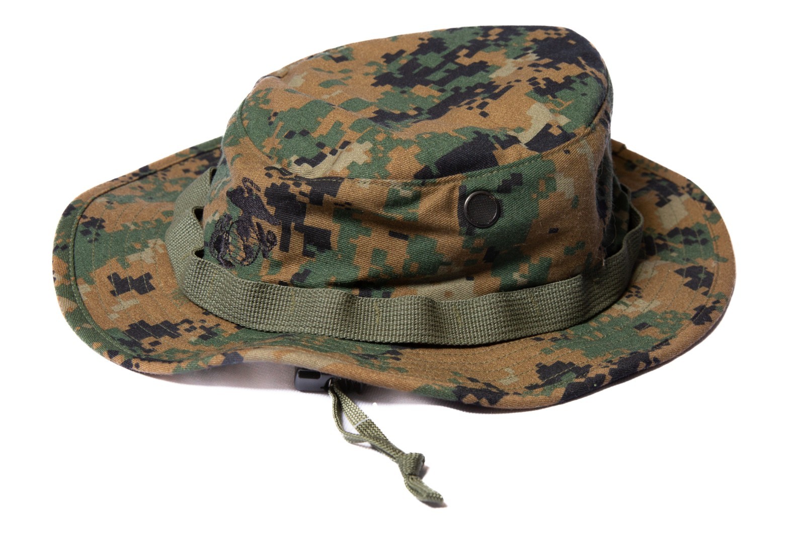 USGI USMC Woodland MARPAT Field Cover Boonie Hat Medium