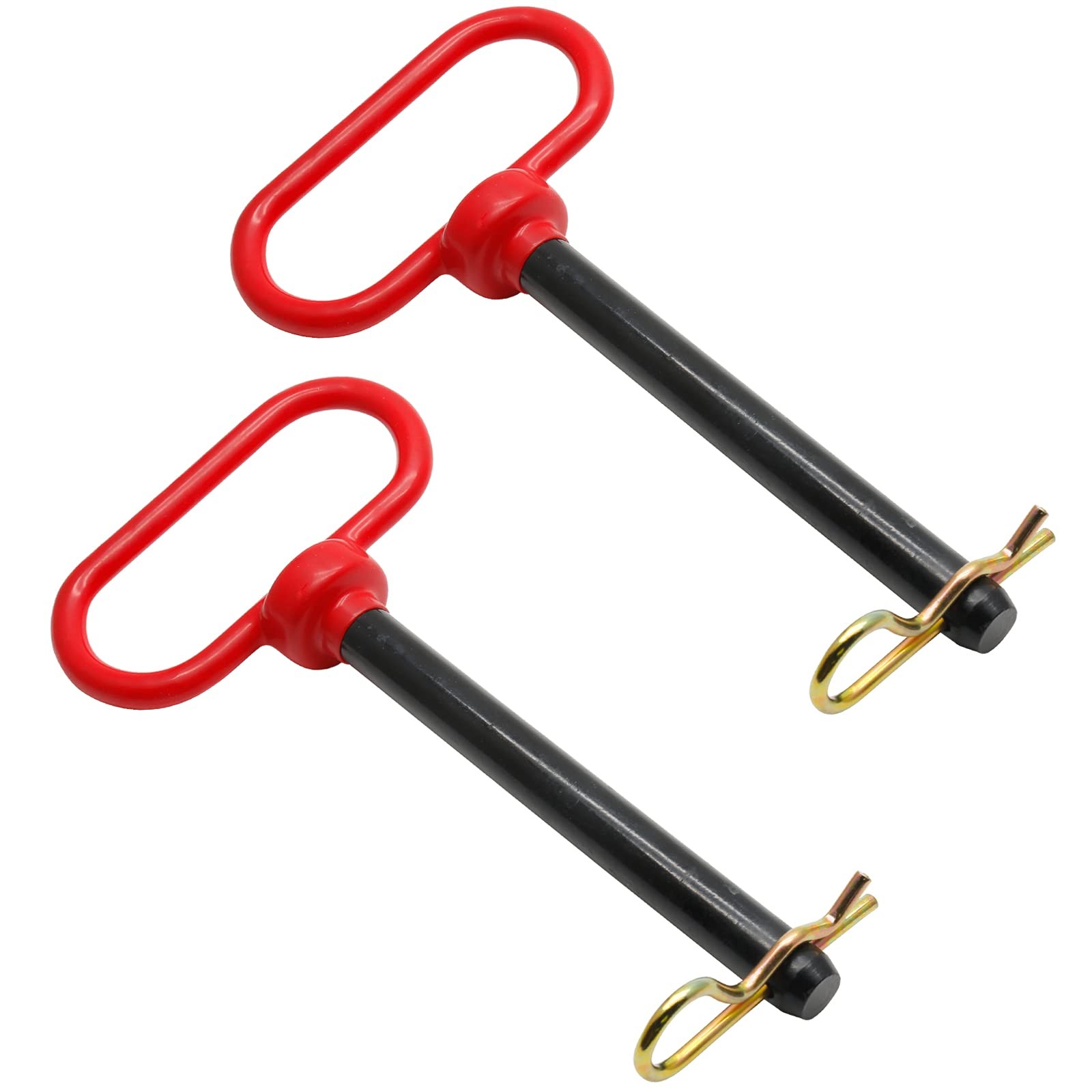 Bonsicoky 2Pcs Tractor Towing Hitch Pin and Clip, 5/8 x 6 Inch x 6