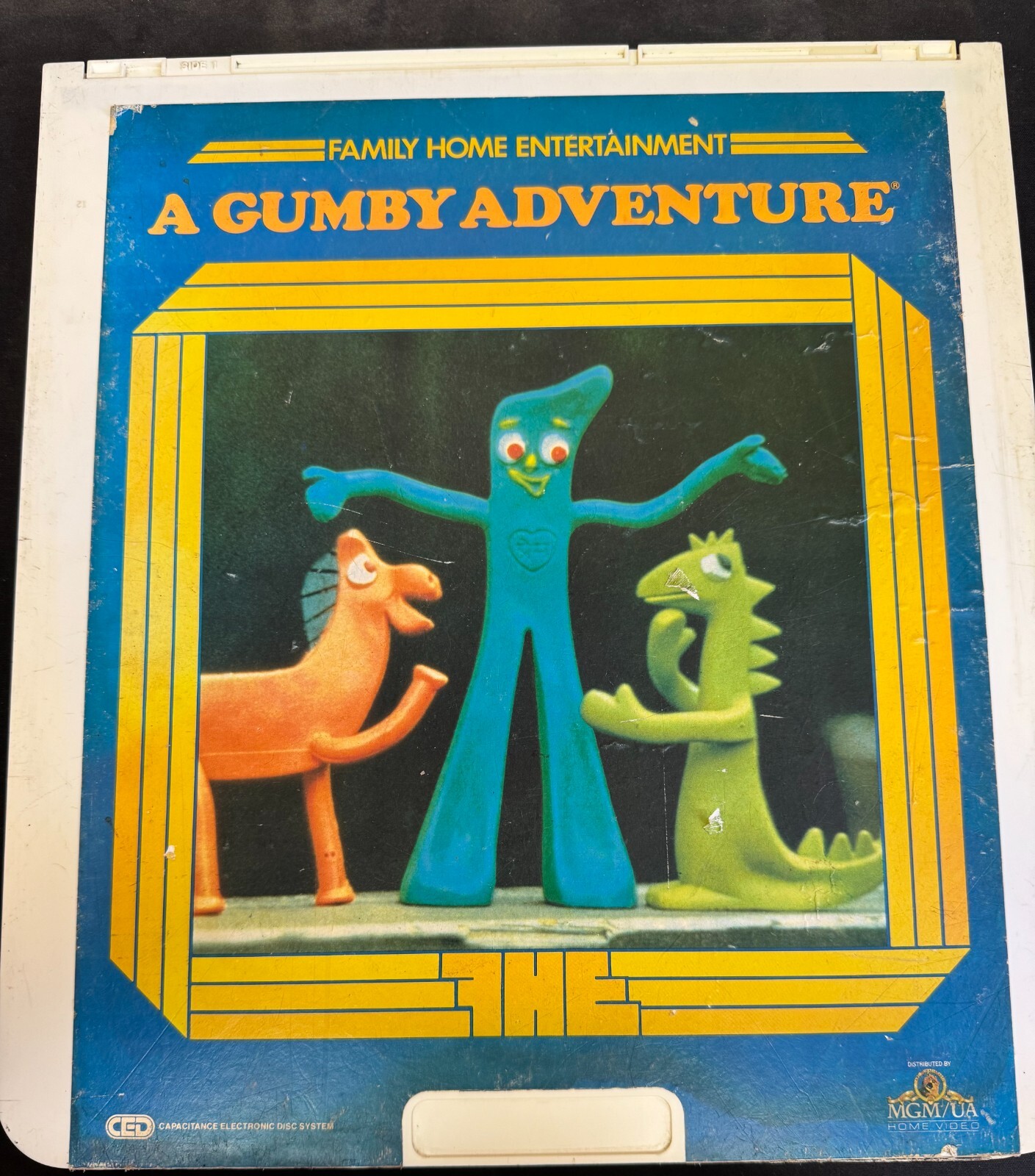 A Gumby Adventure Videodisc Family Home Entertainment VTG 1982 CED