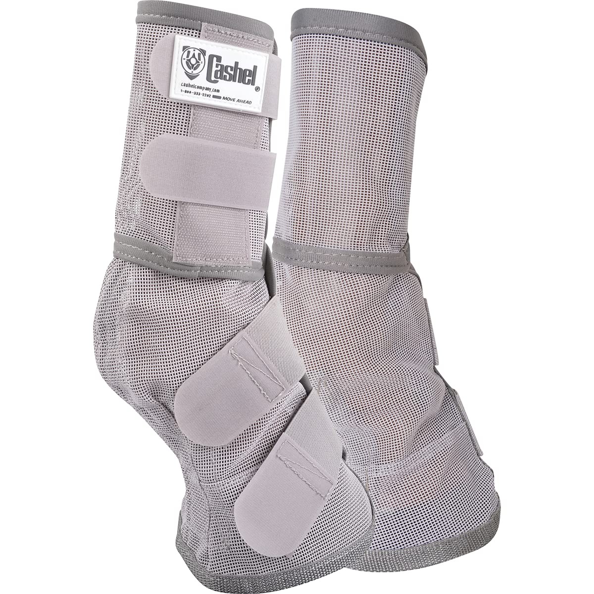 Cashel Crusader Horse Leg Guard Fly Boots 3, Grey, Draft