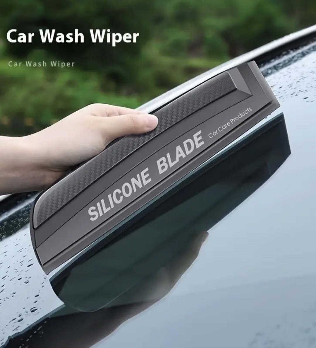 Car Wash Window Wiper Squeegee, Kitchen Counter Water Shower Cleaner
