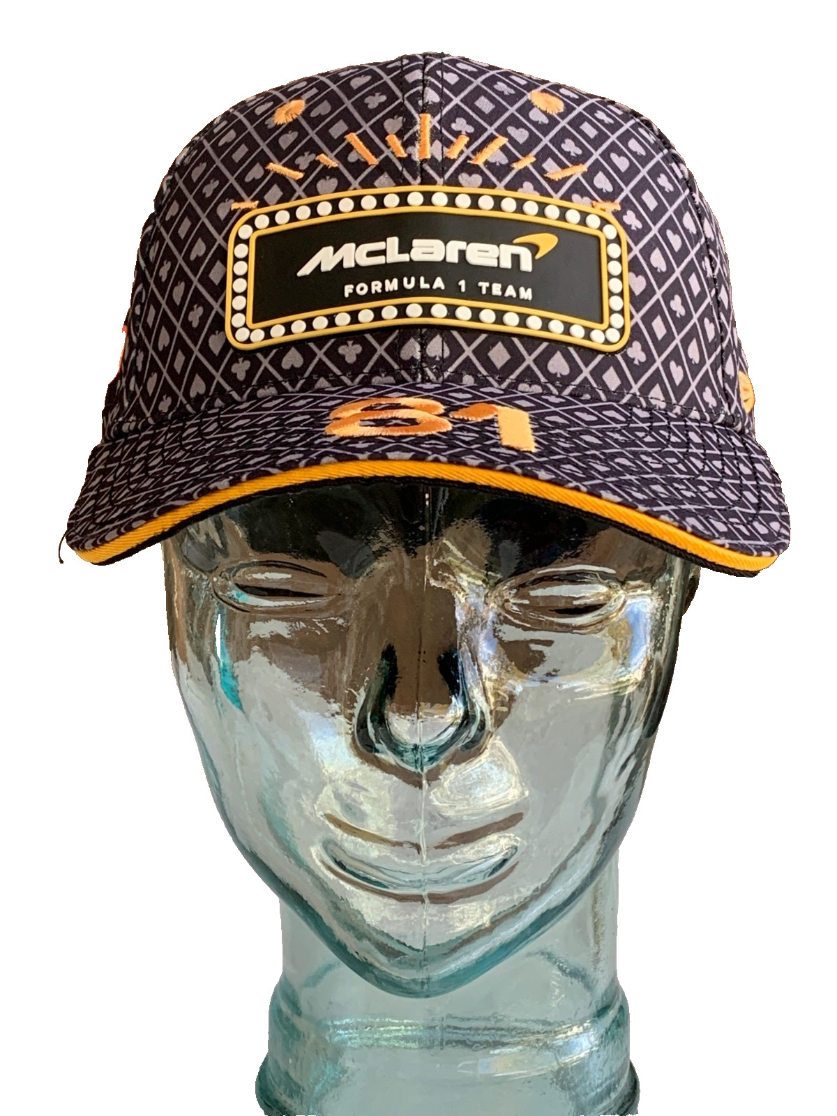 2025 Las Vegas Grand Prix Black McLaren F1 Racing Piastri 81 Cap; Factory 2nd