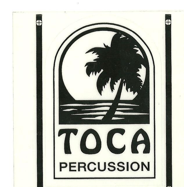 Toca Percussion Die cut clear backround Sticker / Decal