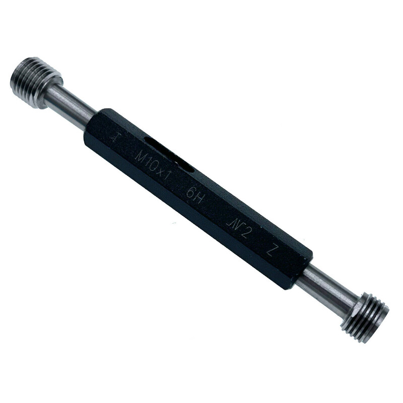 Metric Thread Plug Gage Gauge M10 x 1.0 6H Double Ends Thread Go and NoGO M10X1