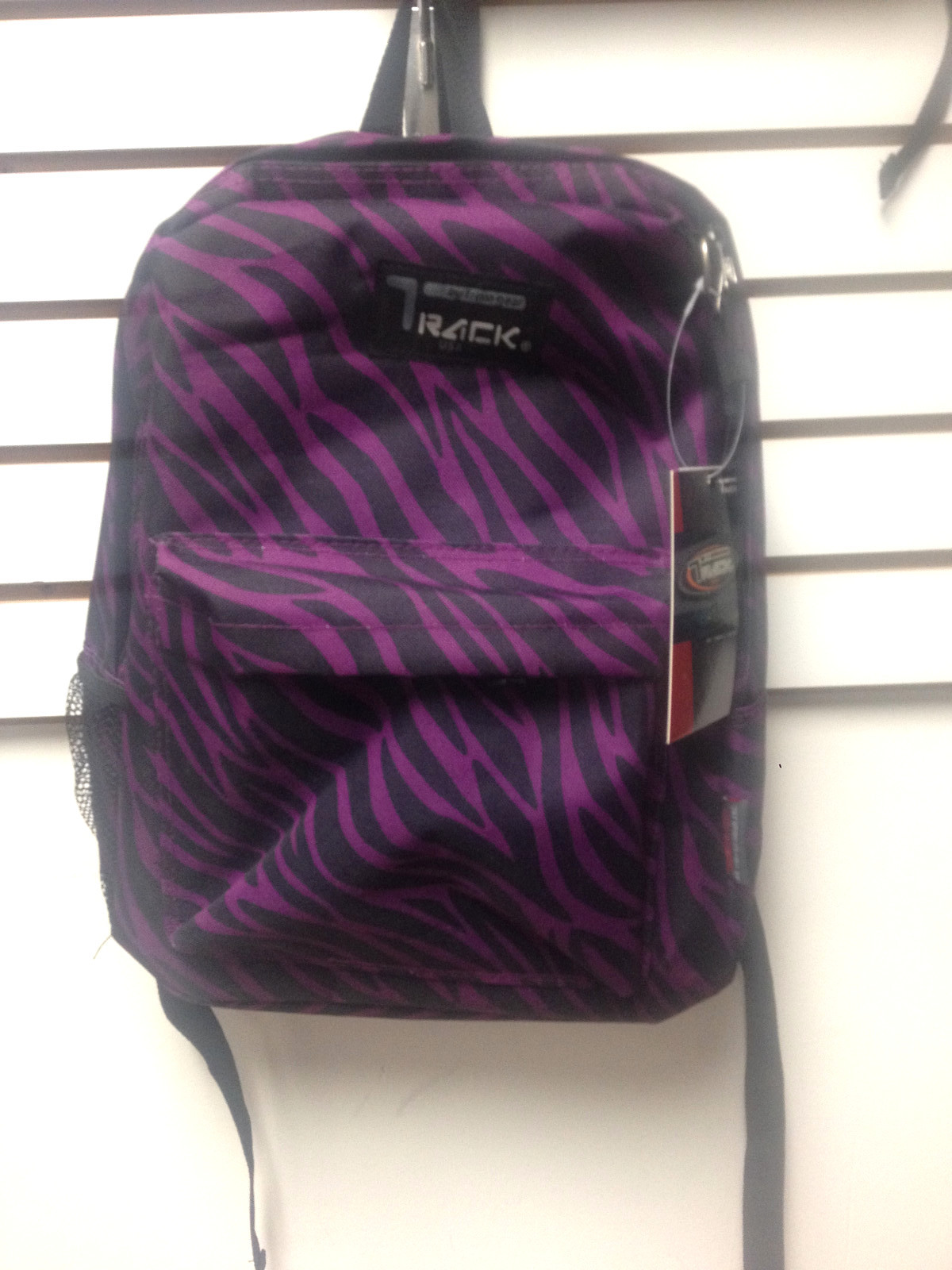 Purple Zebra Backpack School Bag 205 Stripes Back Pack Rusksack Hiking Travel
