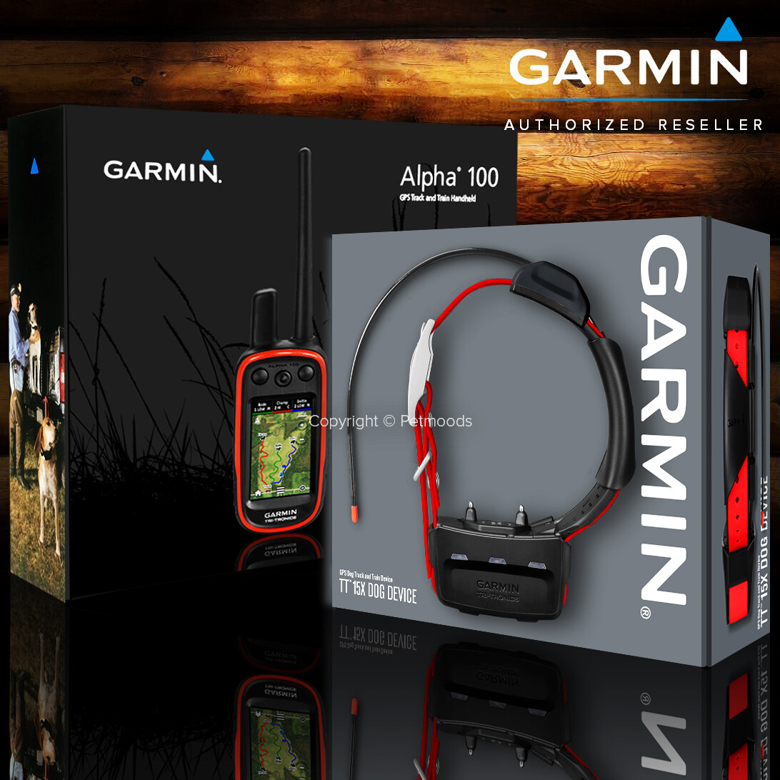 Garmin Alpha 100 / TT15X Dog Device GPS Collar Bundle