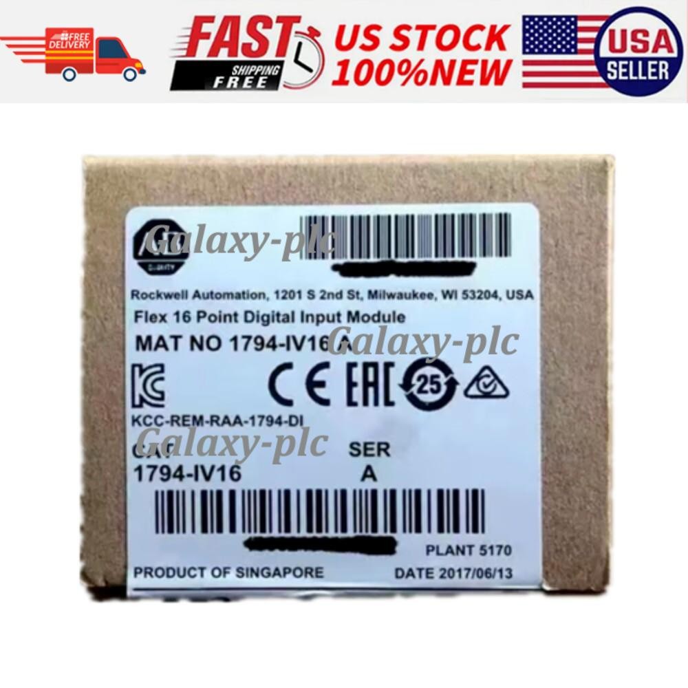 New Factory Sealed AB 1794-IV16 Flex 16 Pt Digital Input Module US Free Tax