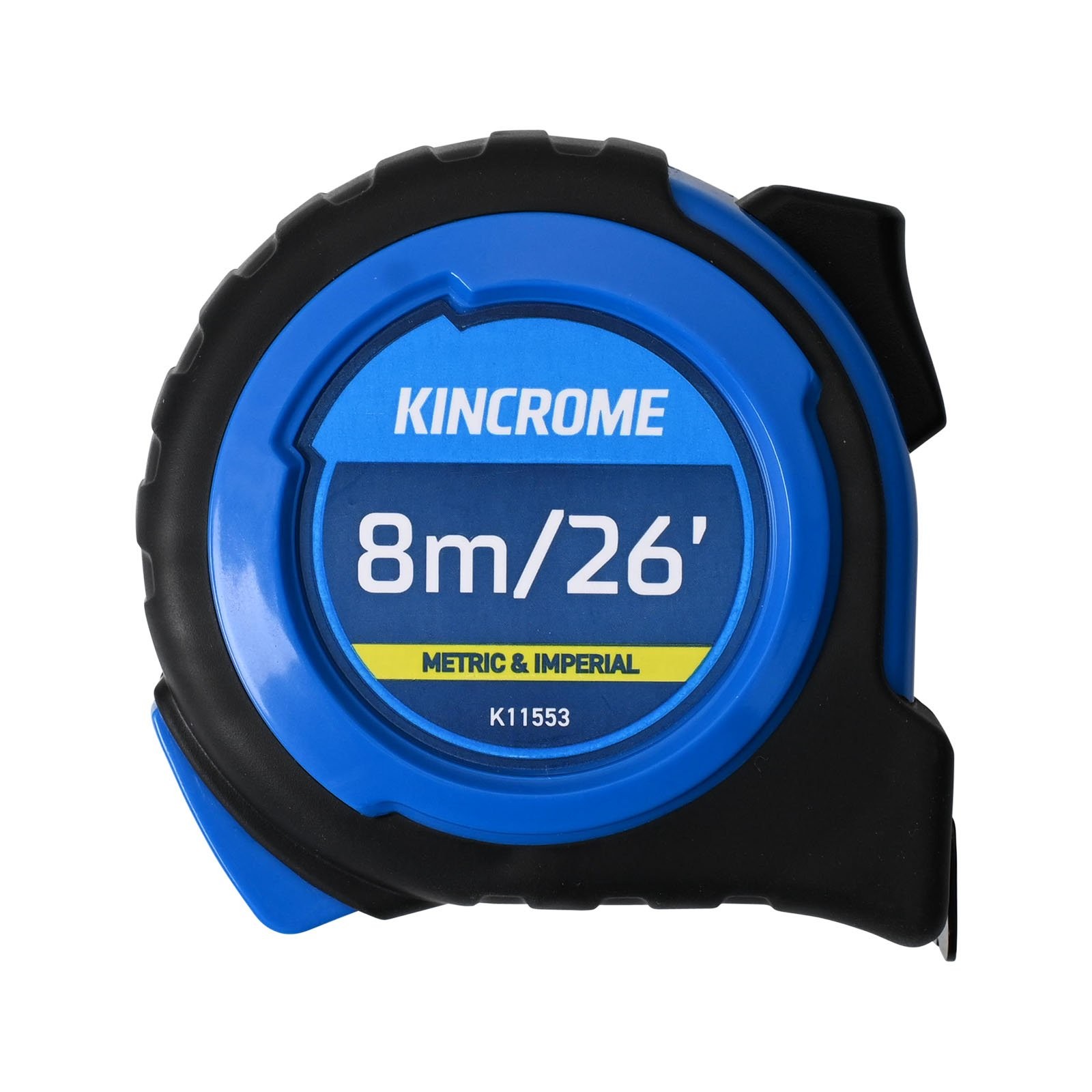 KINCROME Tape Measure Industrial 8m/26ft Metric & Imperial 25mm Blade K11553