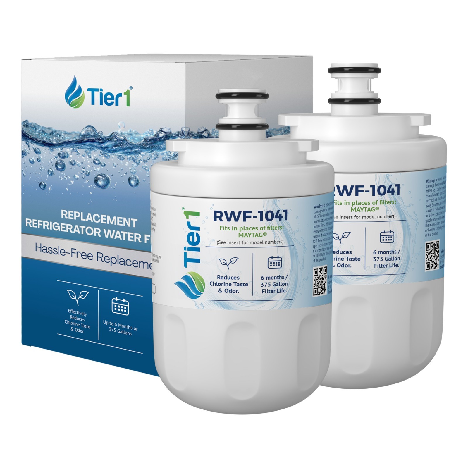 Fits Maytag UKF7003 EDR7D1 Filter 7 Comparable Tier1 Fridge Water Filter 2 Pack