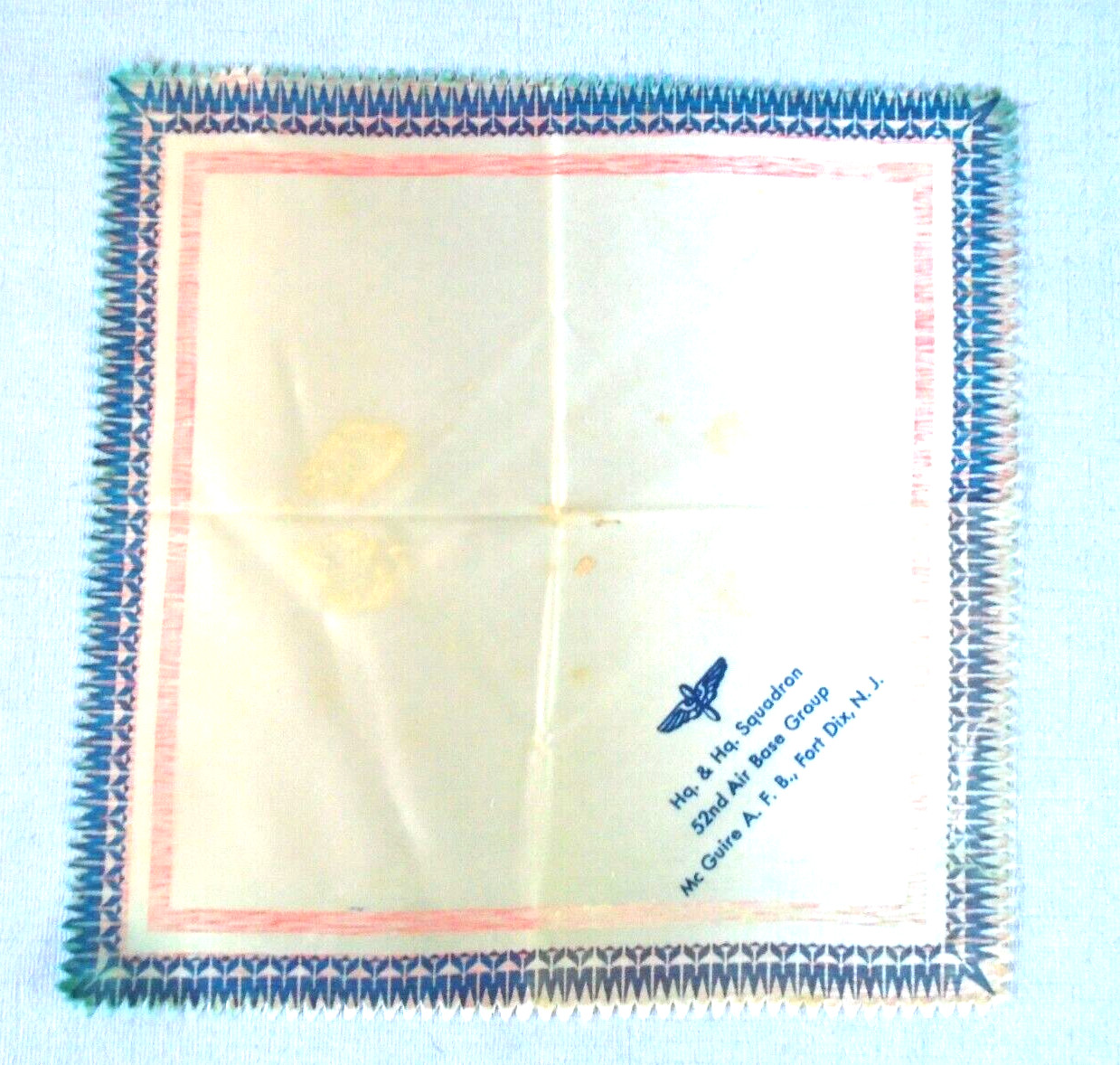52nd Air Base Group, McGuire A.F.B., Fort Dix, Napkin