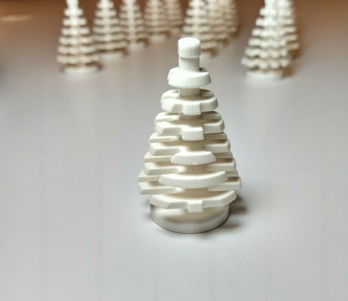 New Small Pine Trees #2435 — 15 Pieces —Rare White— Custom & Compatible